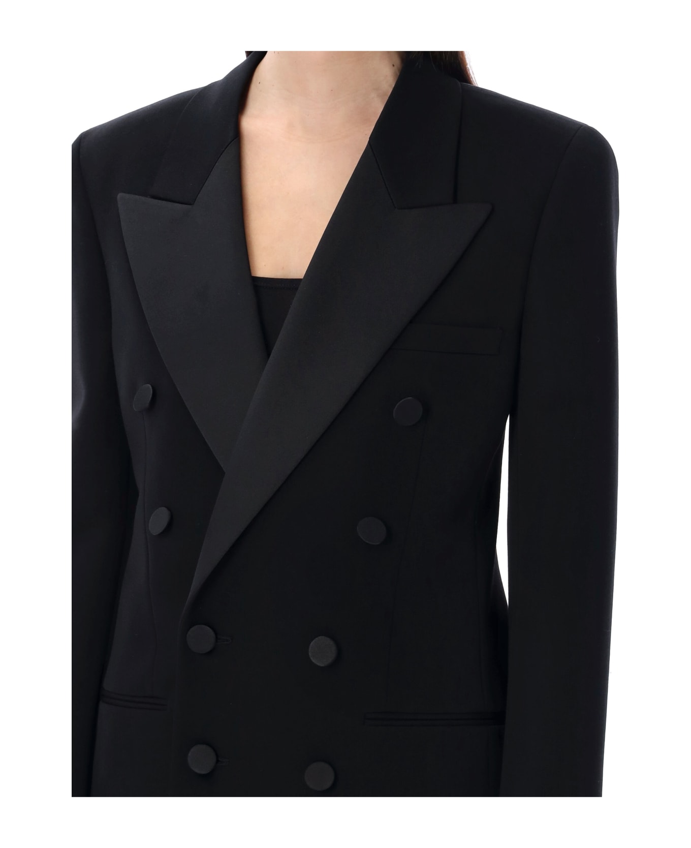 Saint Laurent Smoking Jacket 8 Btn - Noir