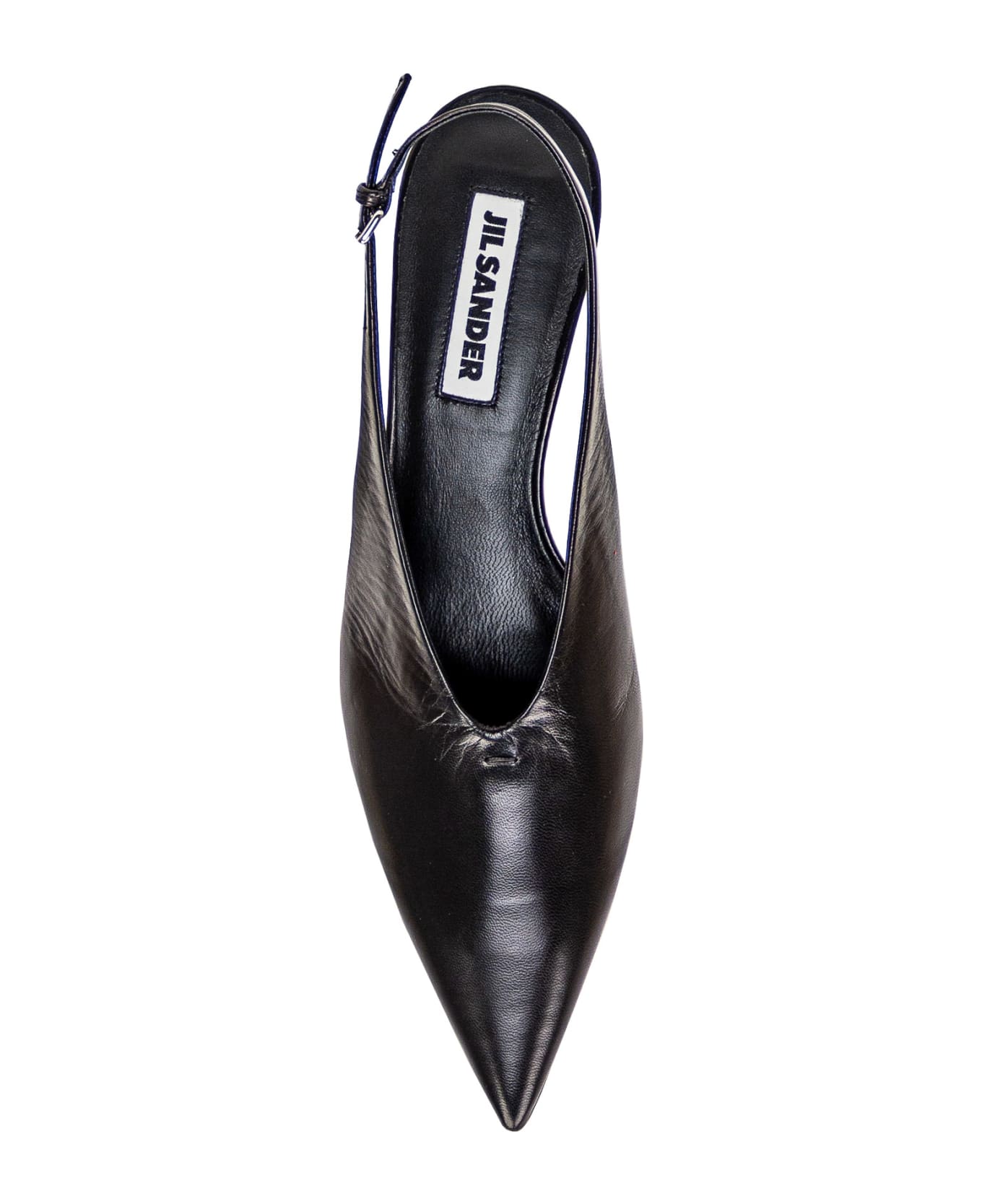 Jil Sander Leather Décolleté - Black