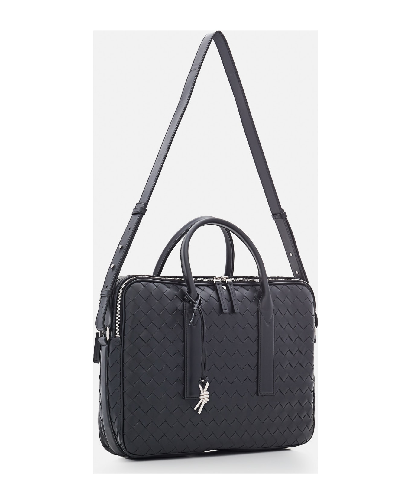 Bottega Veneta Getaway Briefcase - Black