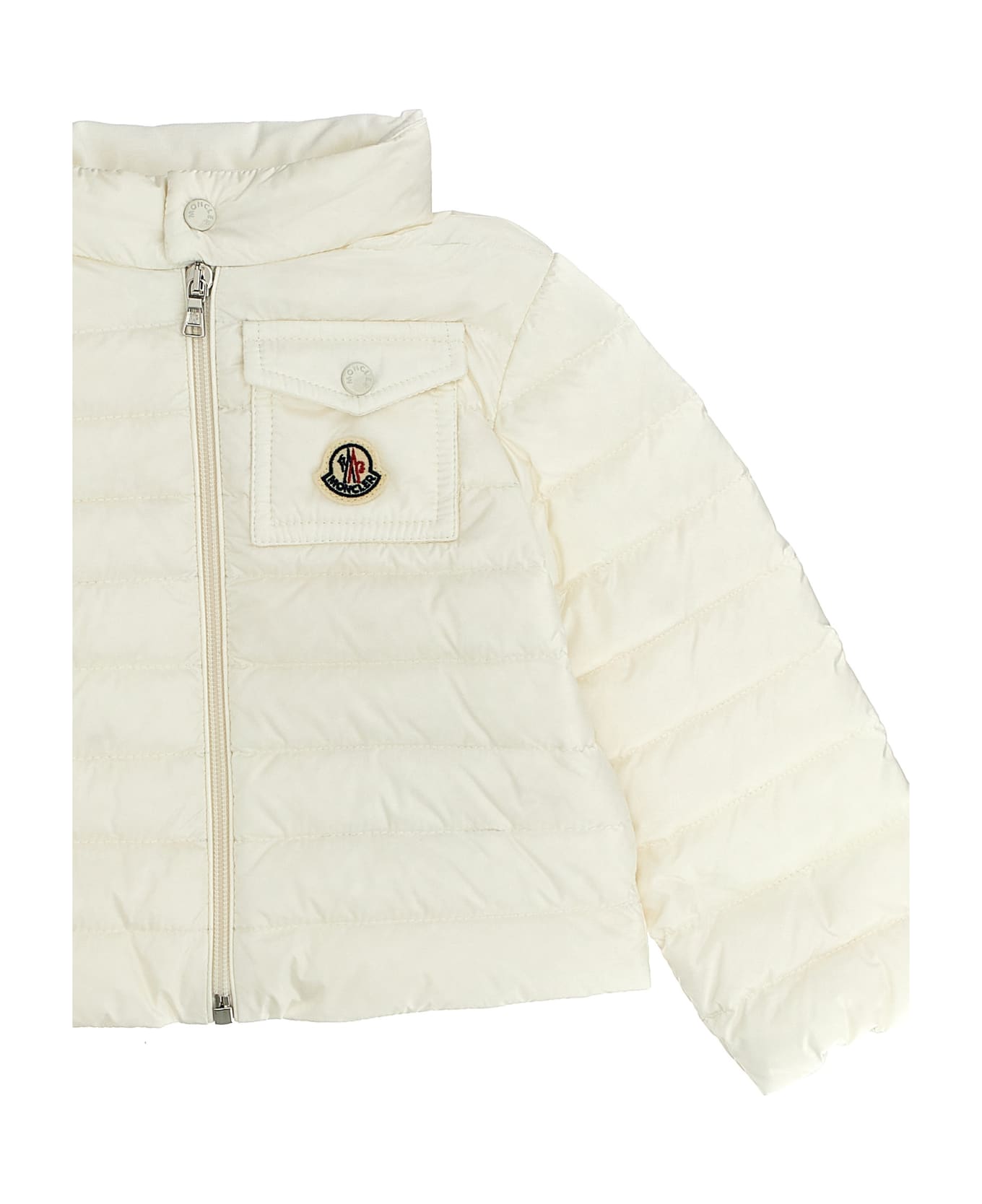 Moncler 'baigal' Down Jacket - White コート＆ジャケット