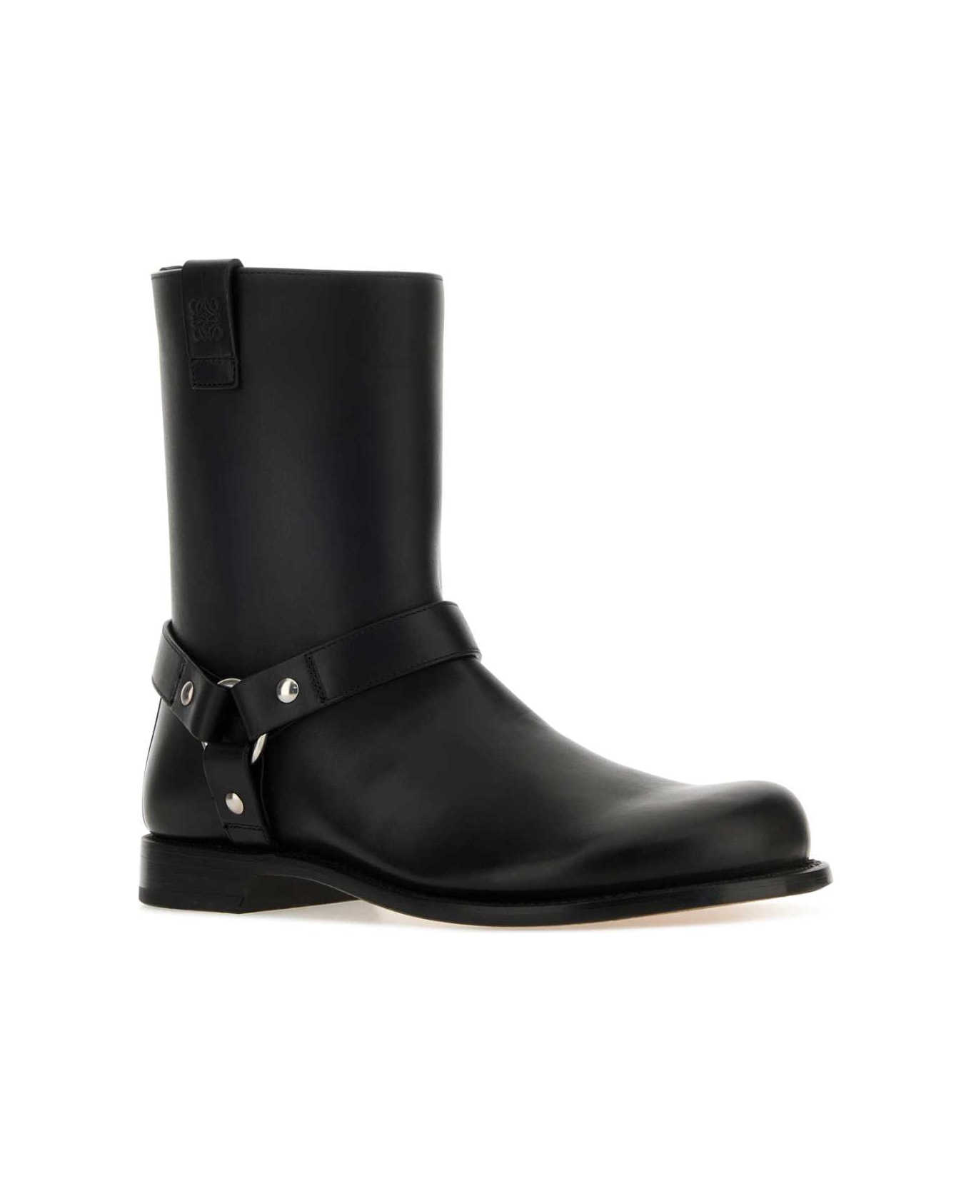 Loewe Campo Biker Boots - BLACK