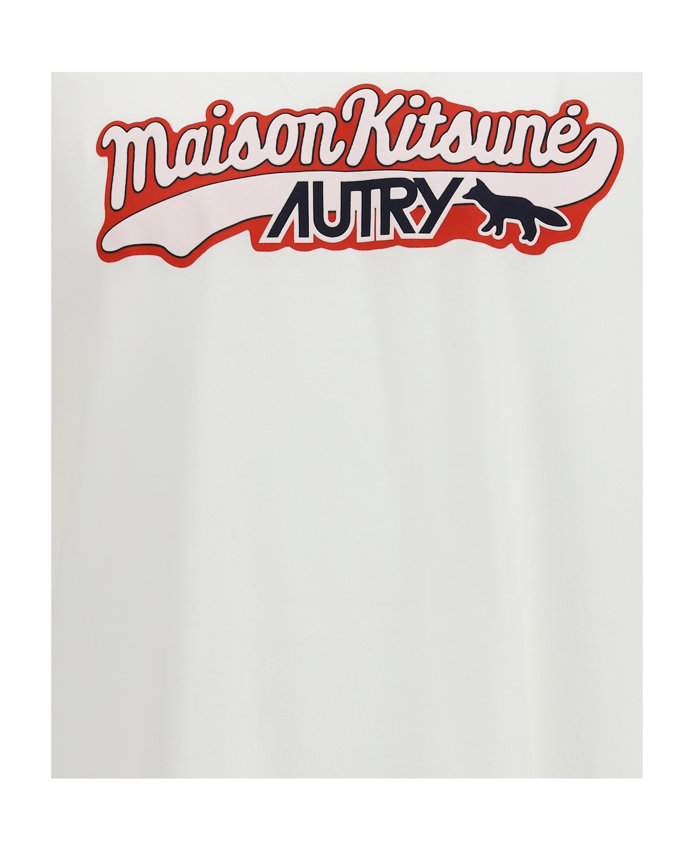 Autry Cotton T-shirt By Autry X Maison Kitsuné