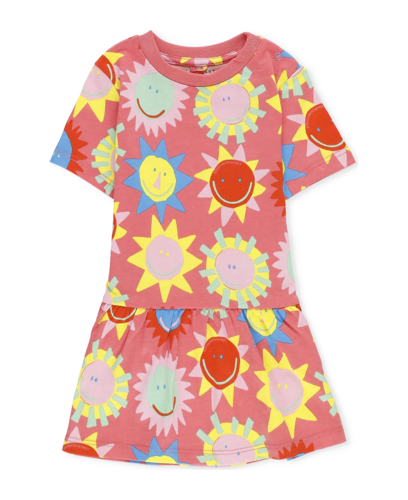 Stella McCartney Kids Dress With Print - Fuchsia ワンピース＆ドレス