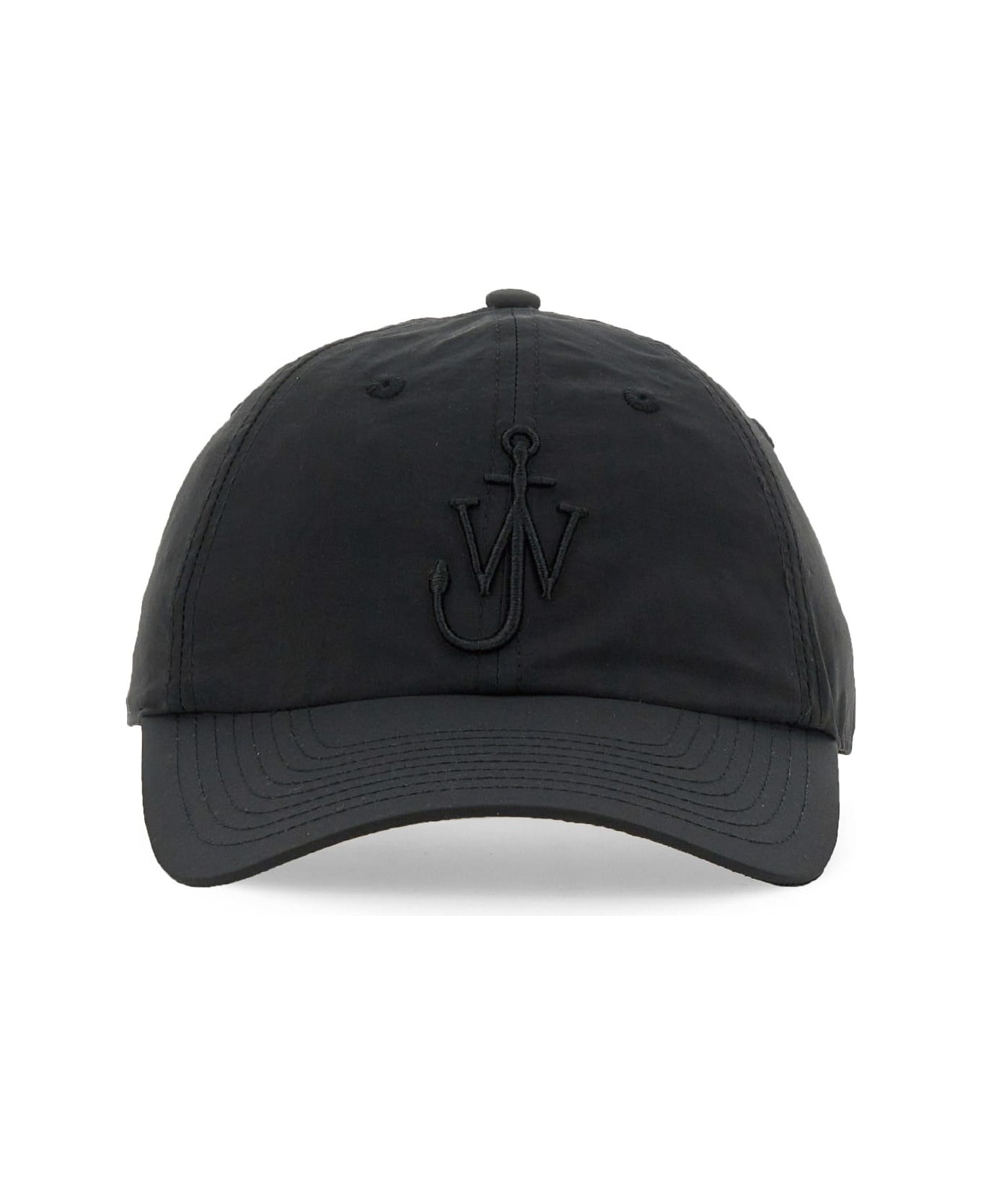 J.W. Anderson Baseball Hat With Logo - Black