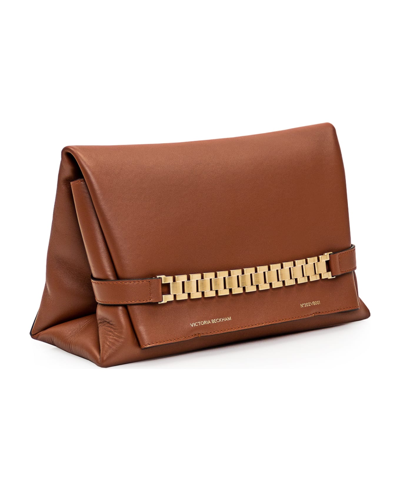 Victoria Beckham Chain Pouch Bag - RUSSET