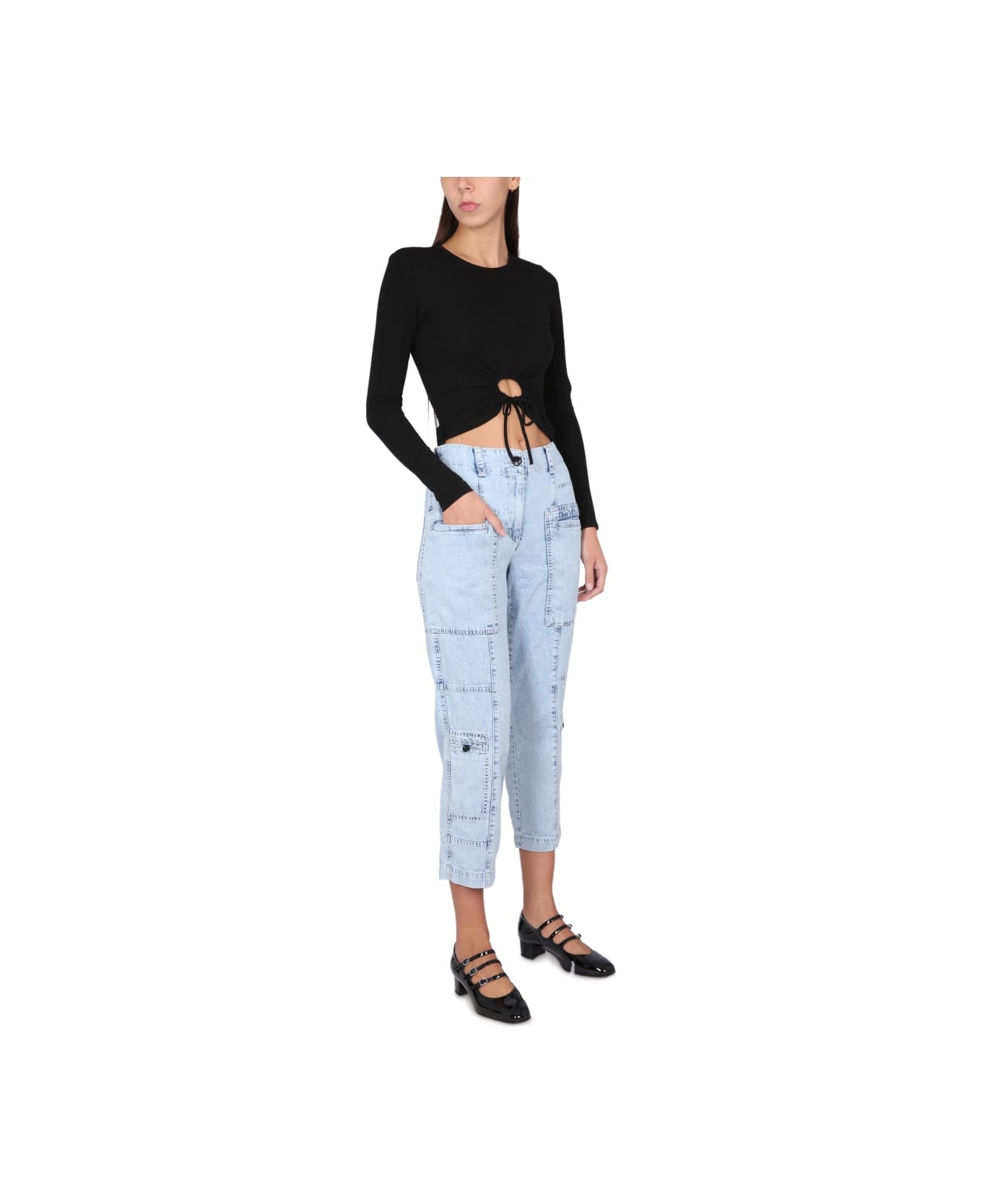 Proenza Schouler White Label Jeans In Denim - AZURE