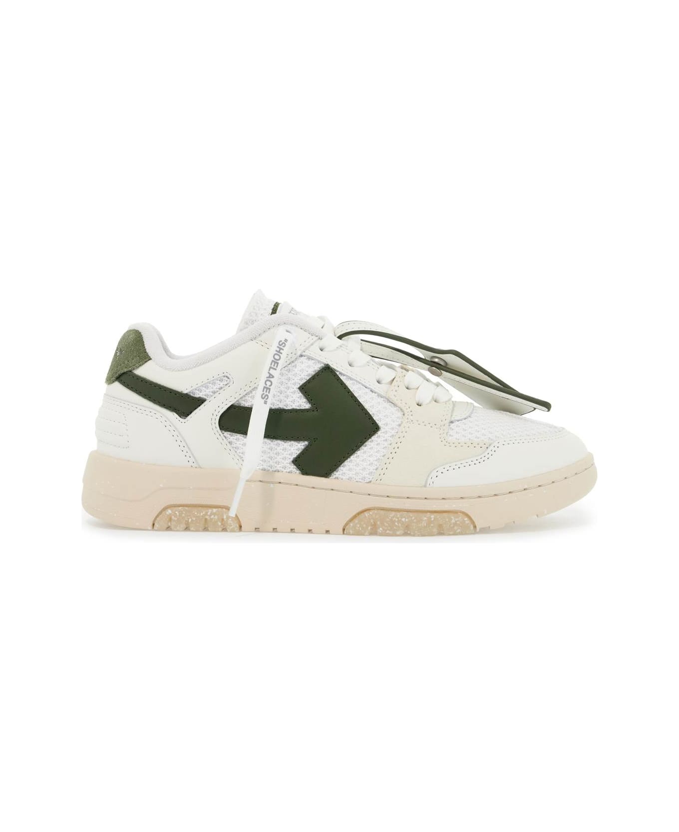 Off-White Slim Out Of Office Sneakers - Military Green