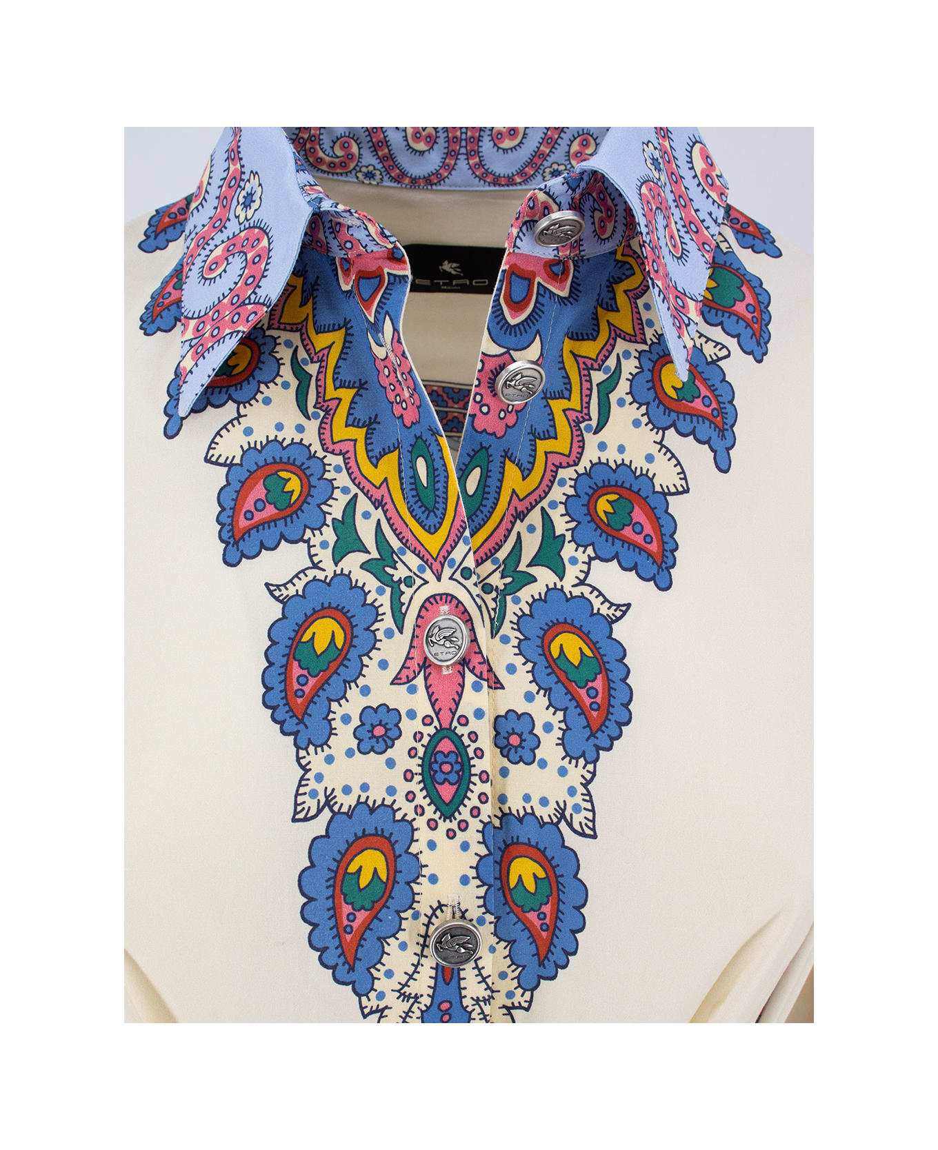 Etro Paisley Dress - PRINT ON WHITE BASE