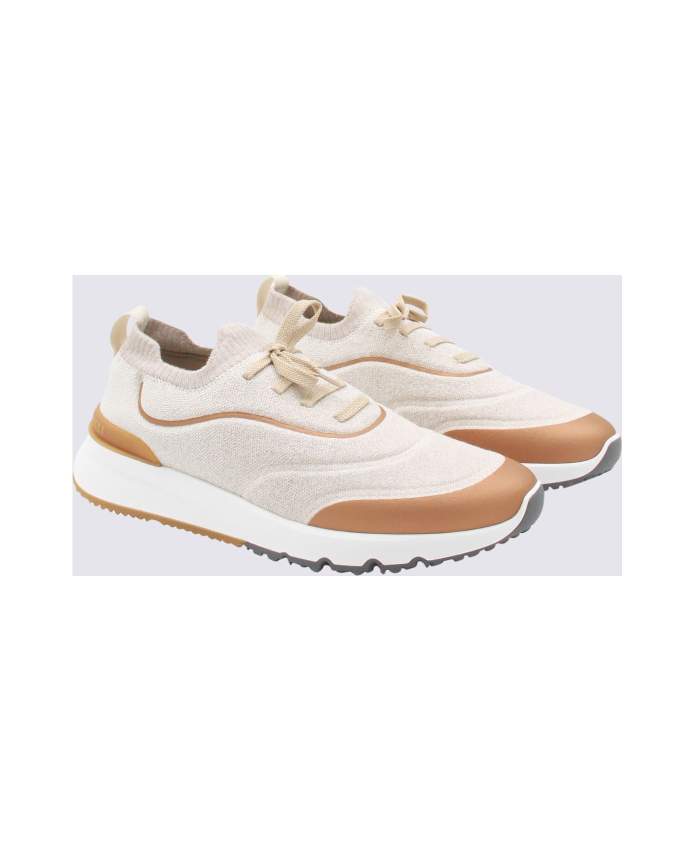 Brunello Cucinelli Beige Sneakers