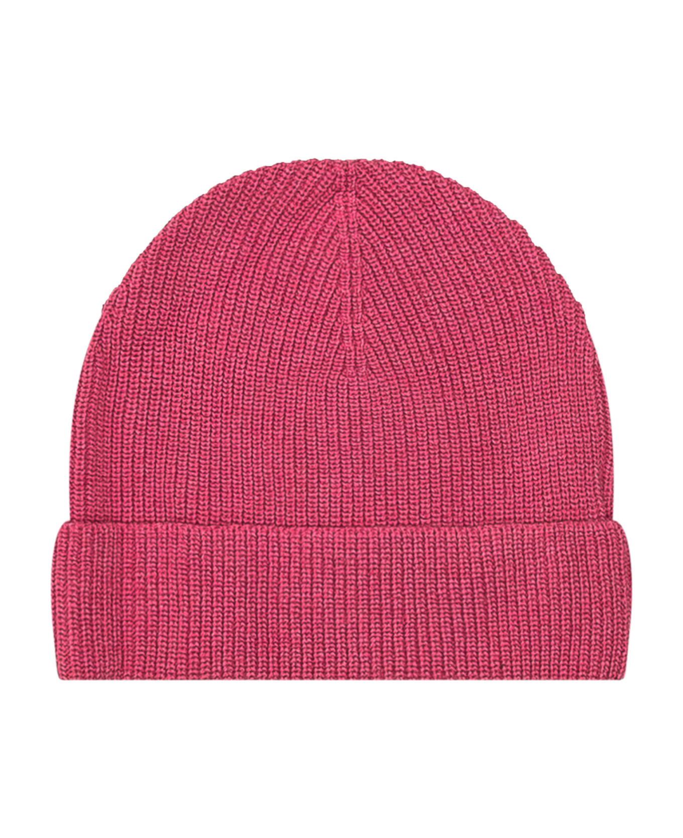 Palm Angels Hat With Logo - FUCHSIA WH