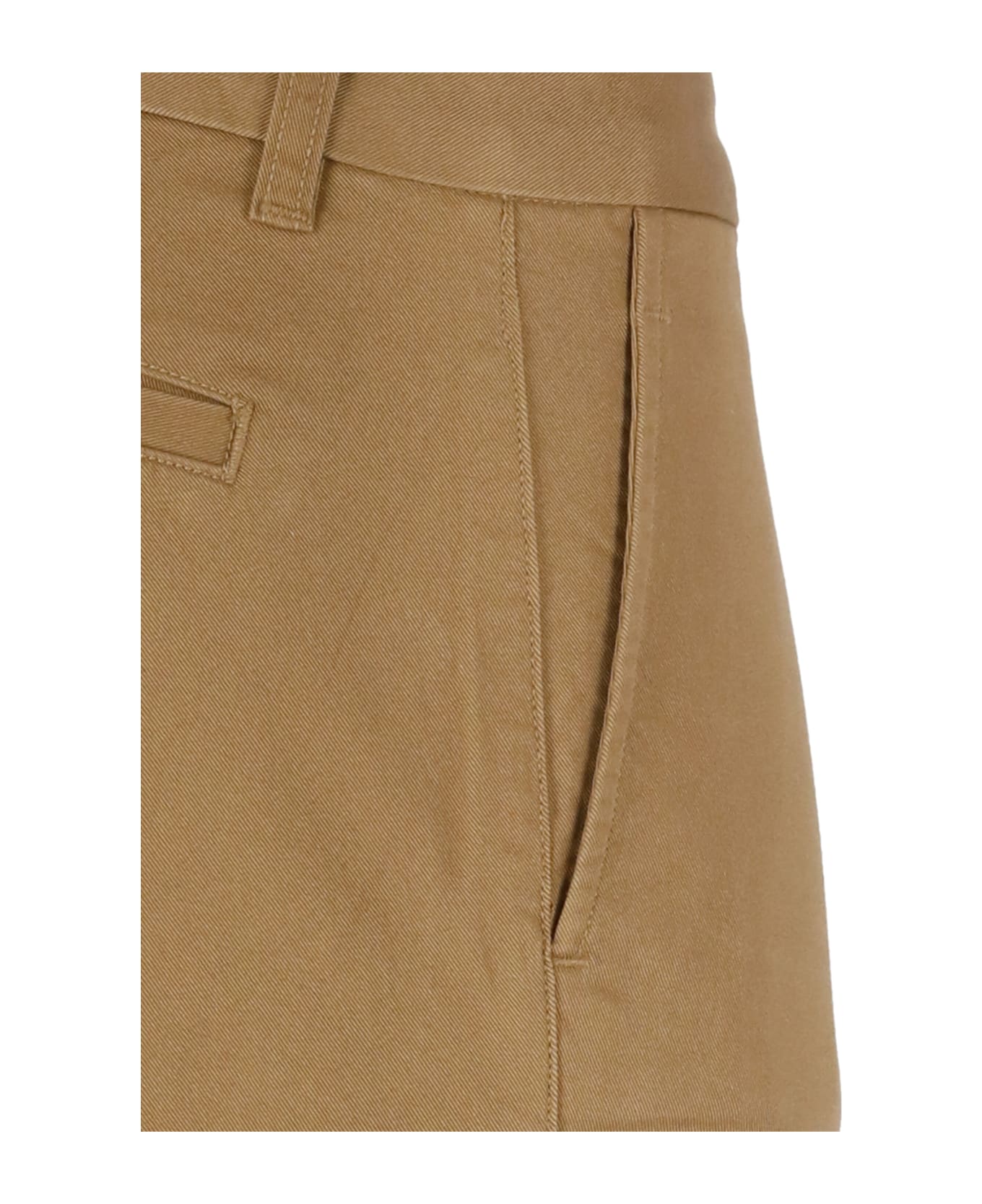 Ralph Lauren Cotton Trousers - Brown