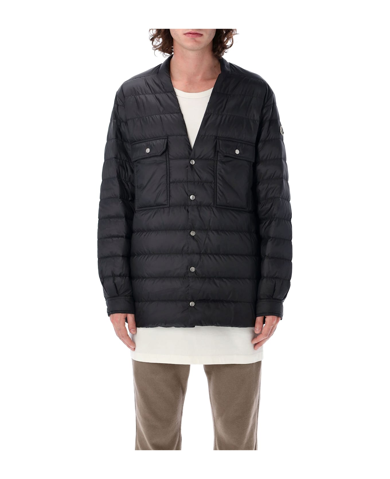 Moncler + Rick Owens Down Outershirt - BLACK