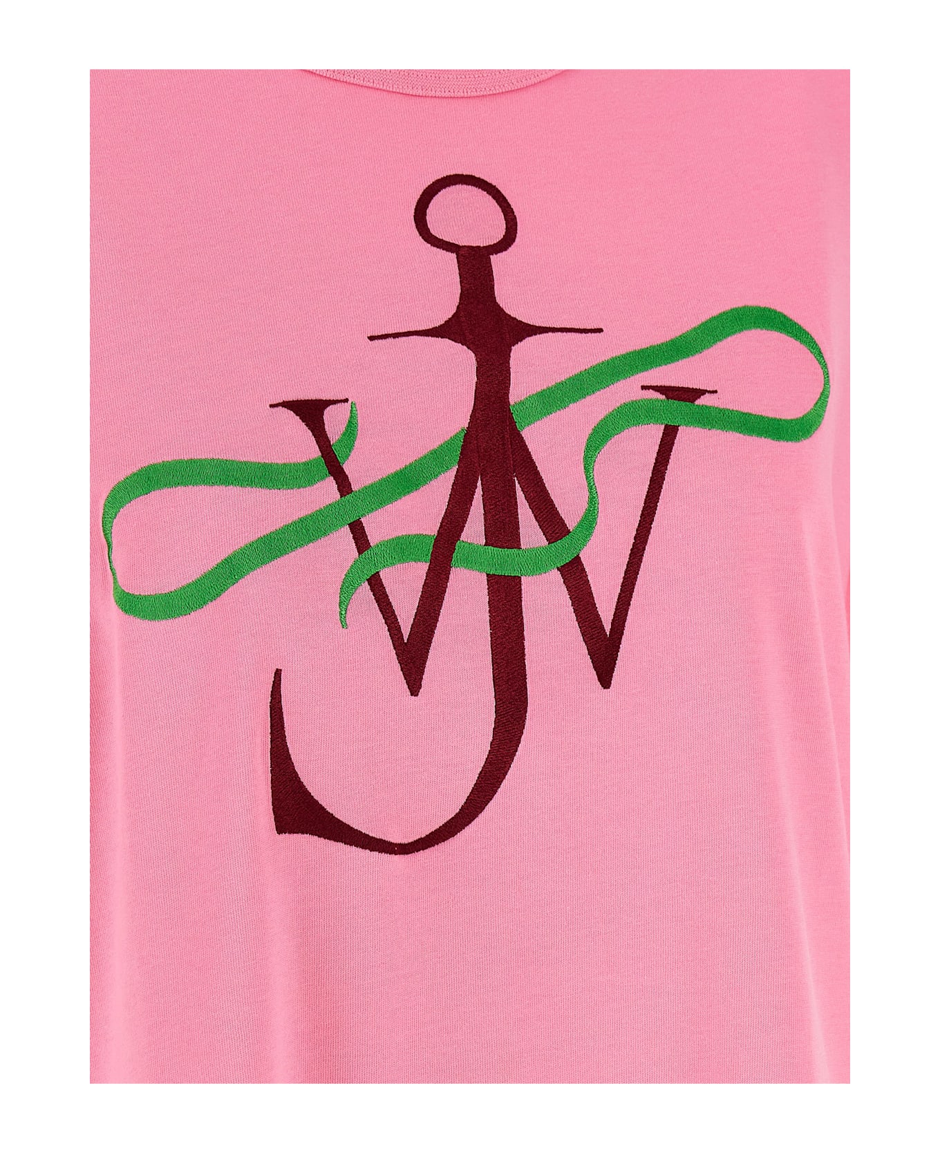 J.W. Anderson 'ribbon Anchor' T-shirt - Pink