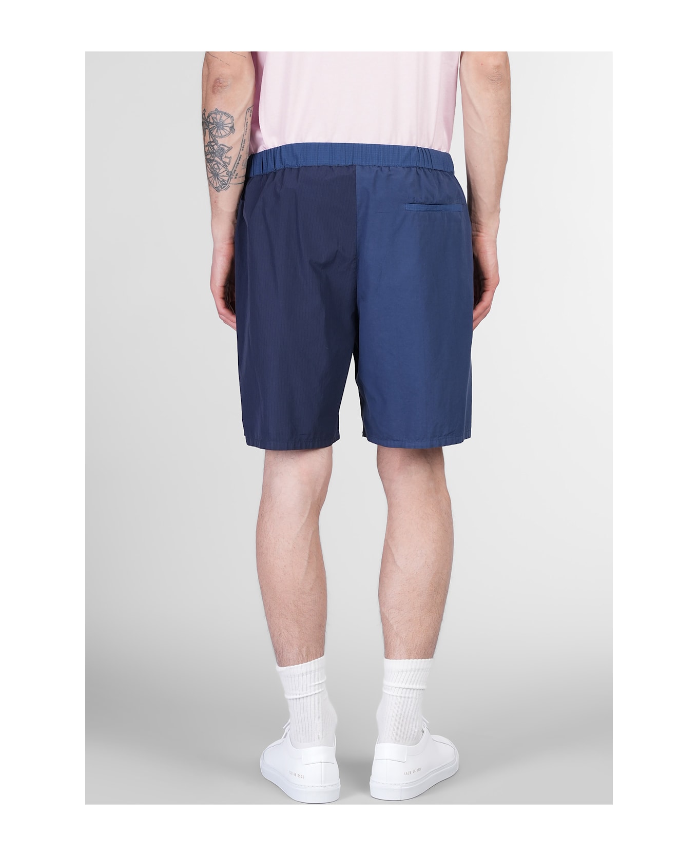 Mauro Grifoni Shorts In Blue Cotton - blue