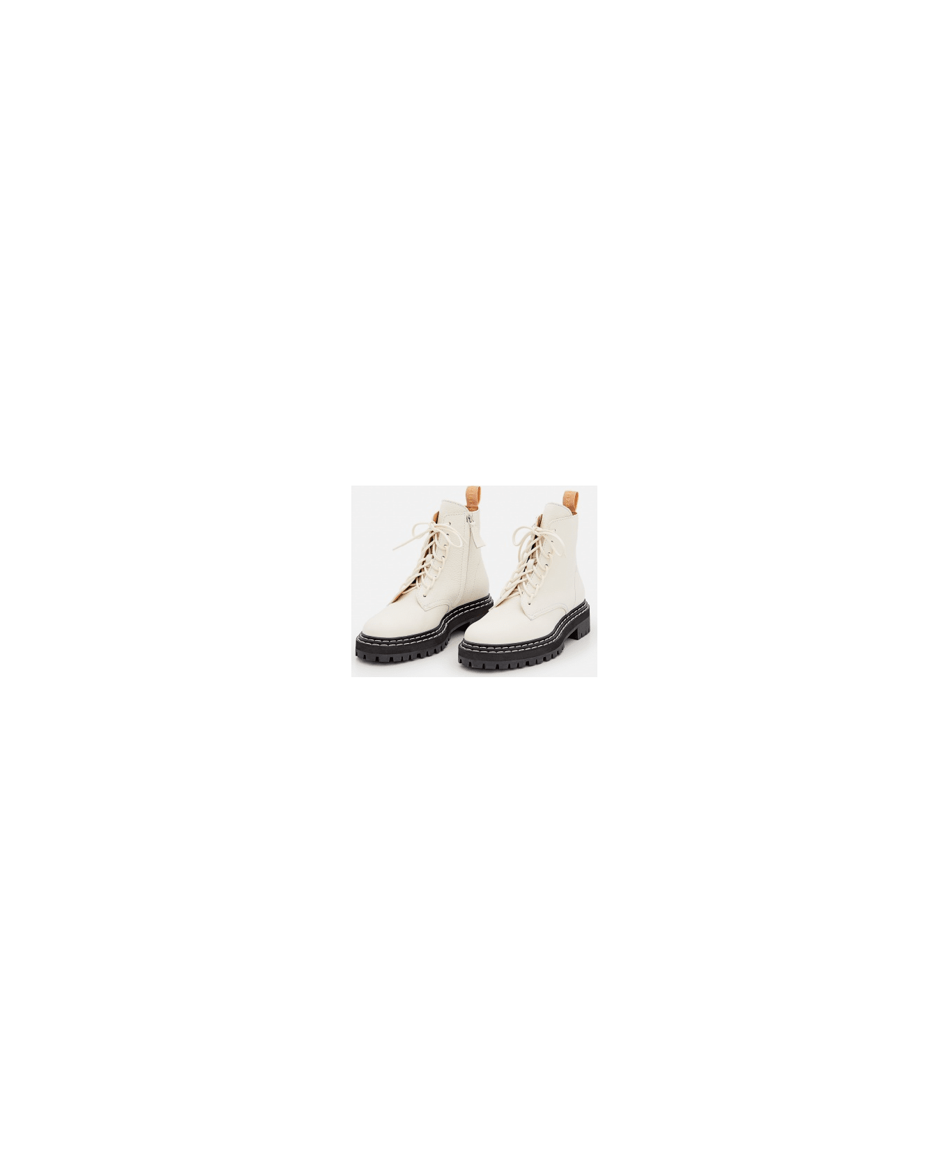 Proenza Schouler Combat Boots - White