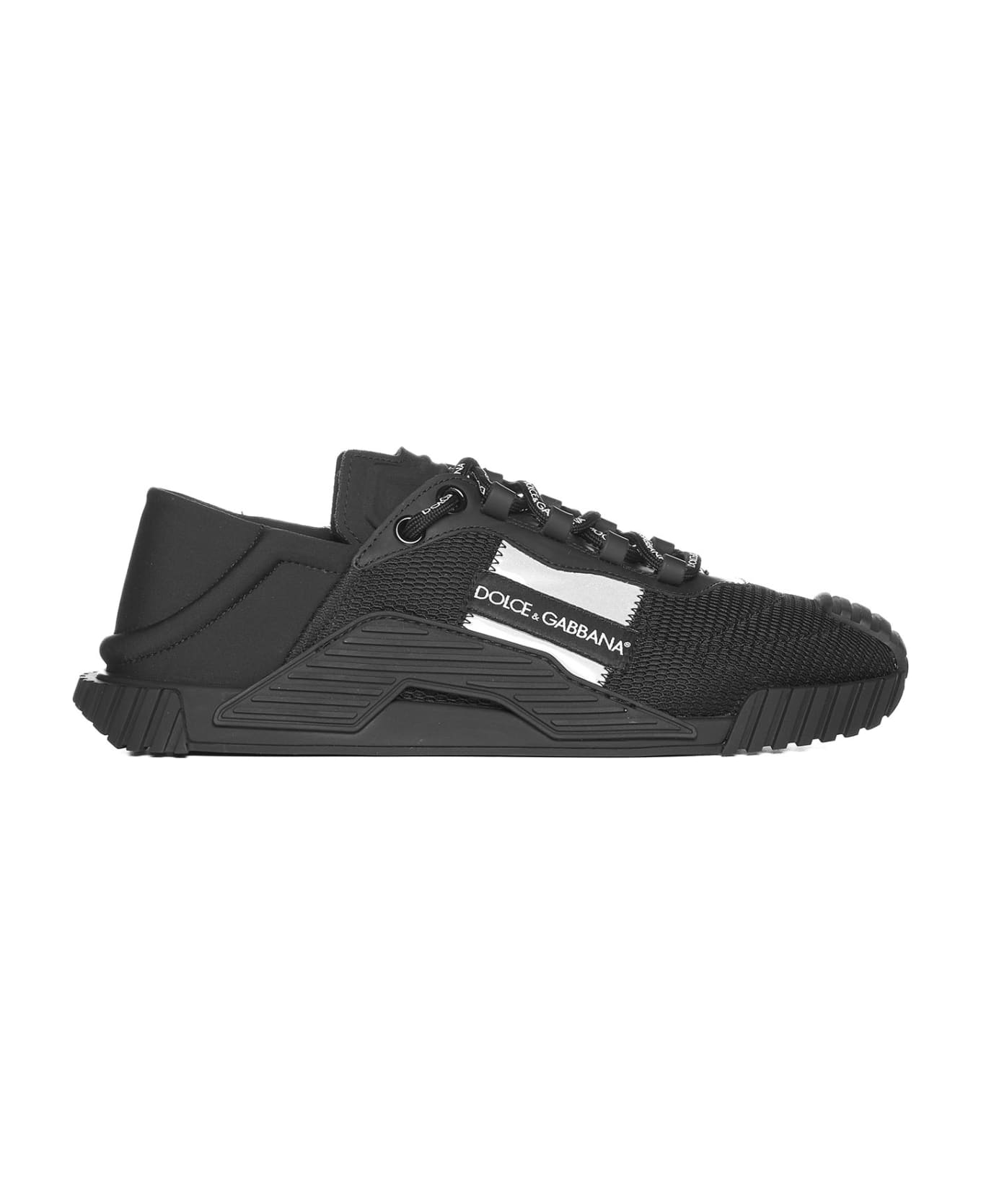 Dolce & Gabbana Nylon Blend Ns1 Sneakers - Black