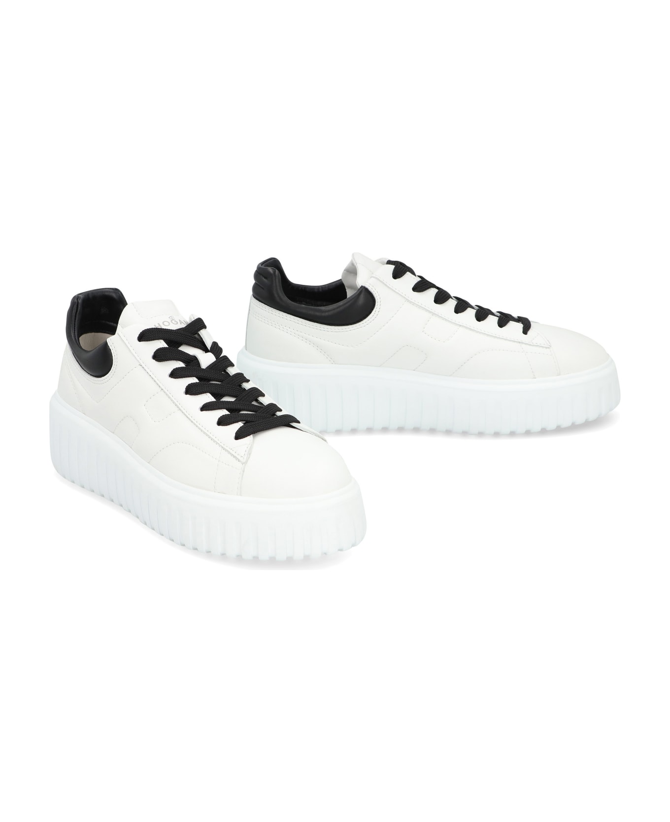 Hogan H-stripes Low-top Sneakers - White