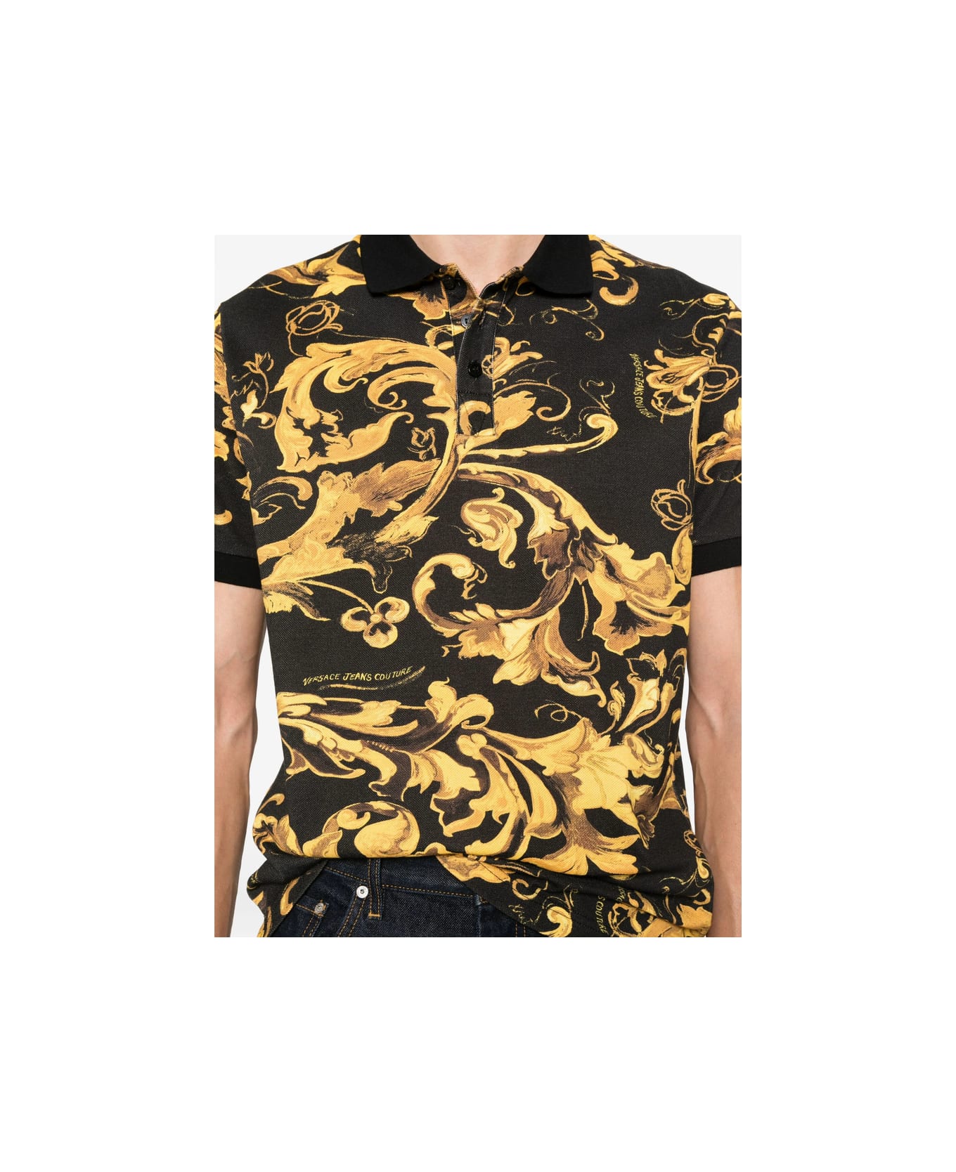 Versace Jeans Couture T-shirt - BLACK/GOLD