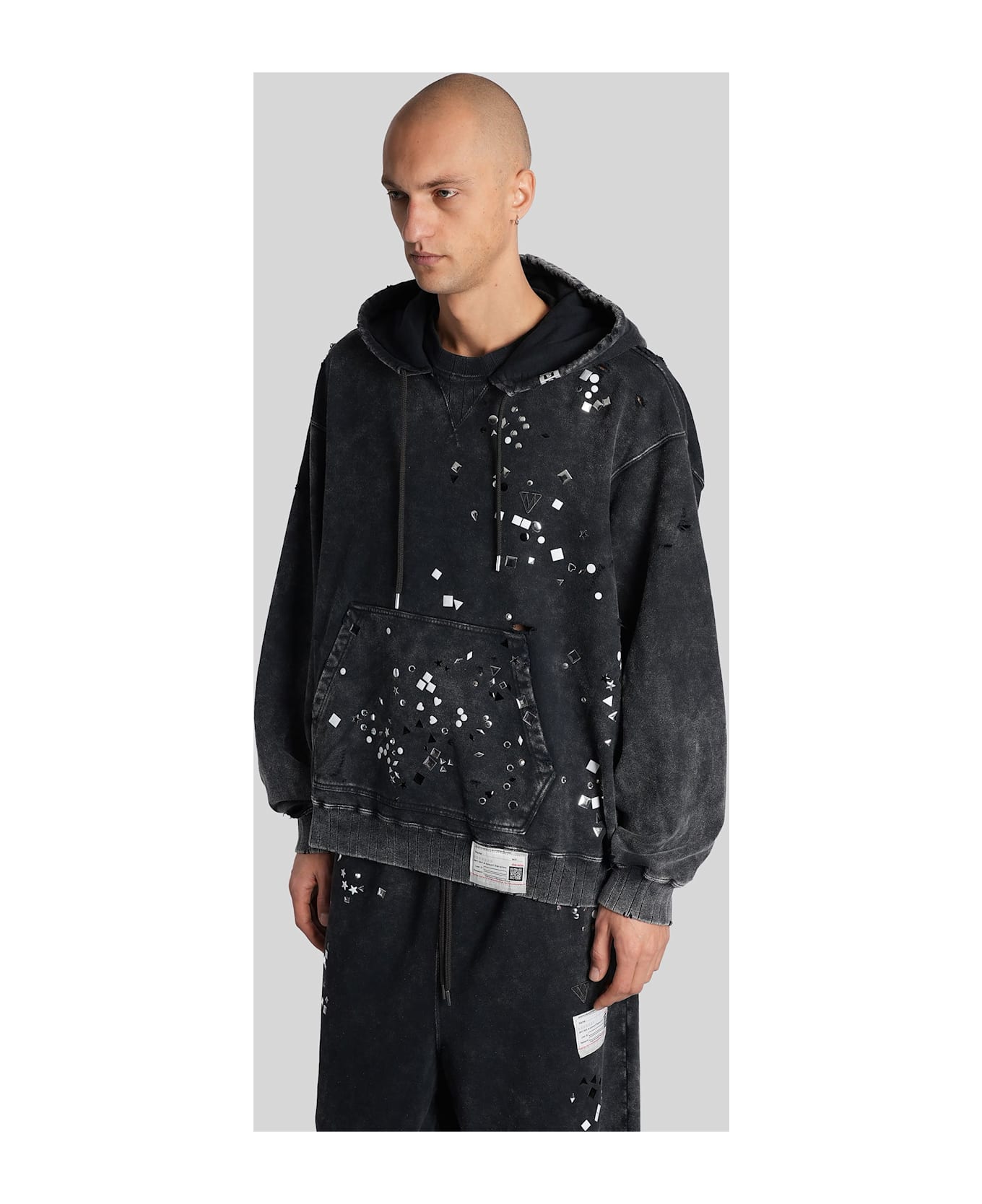 Mihara Yasuhiro Sweatshirt In Black Cotton - black