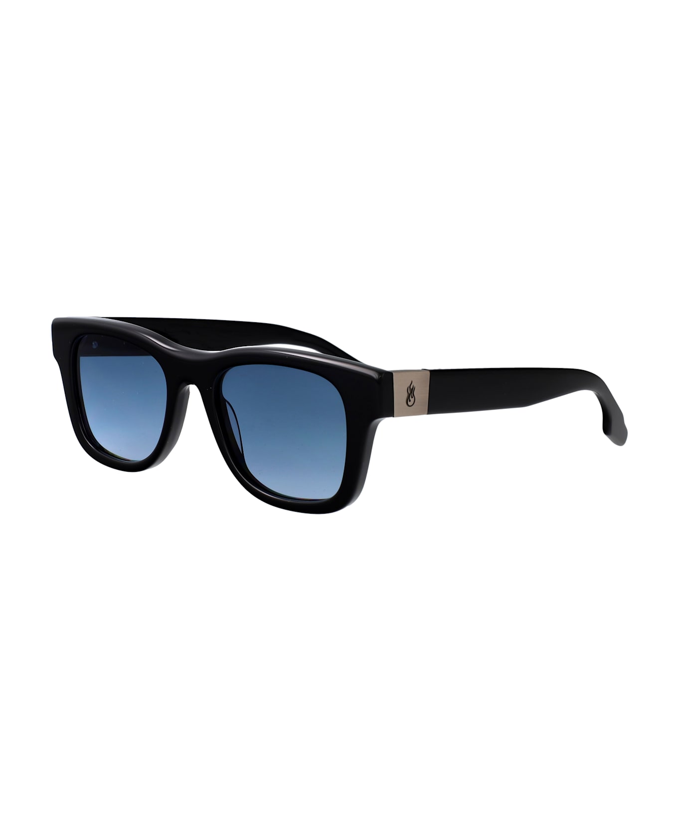Vision of Super The Way Sunglasses - 006-BS/DEGRADBLUE Black Light Blue