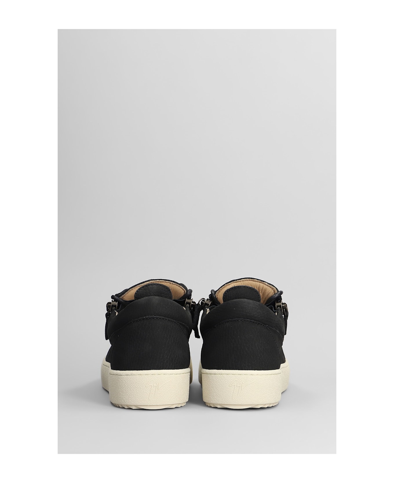 Giuseppe Zanotti Frankie Sneakers In Black Leather - black