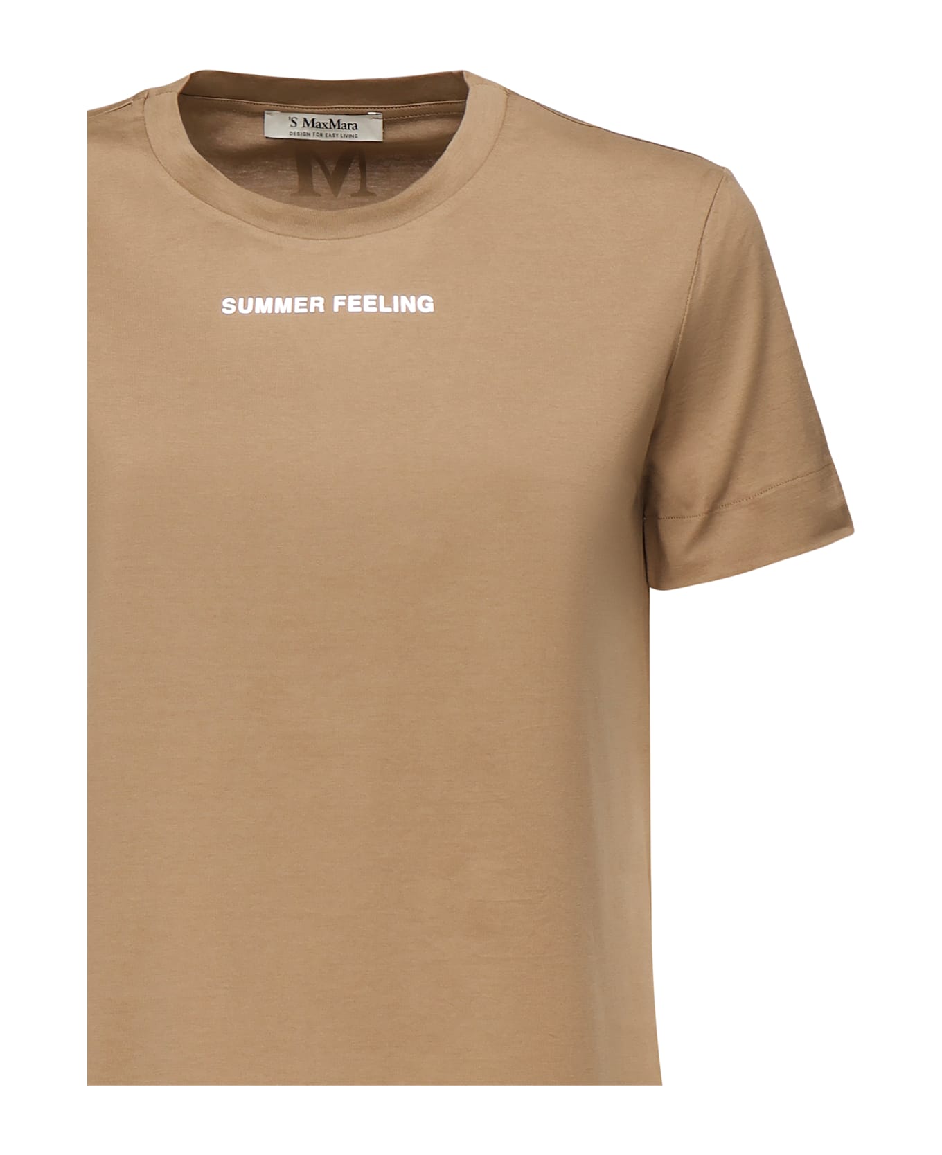 'S Max Mara Jersey T-shirt - Beige