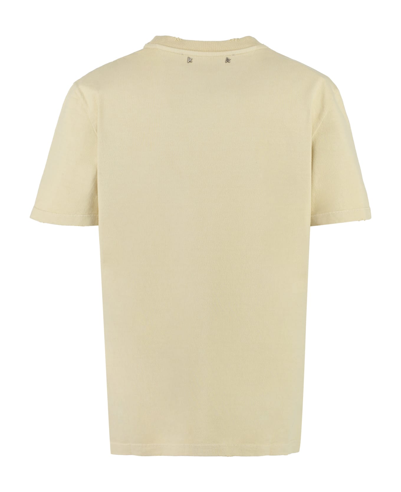 Golden Goose Journey W`s T-shirt Regular Cotton Jersey Rowing Club - Beige