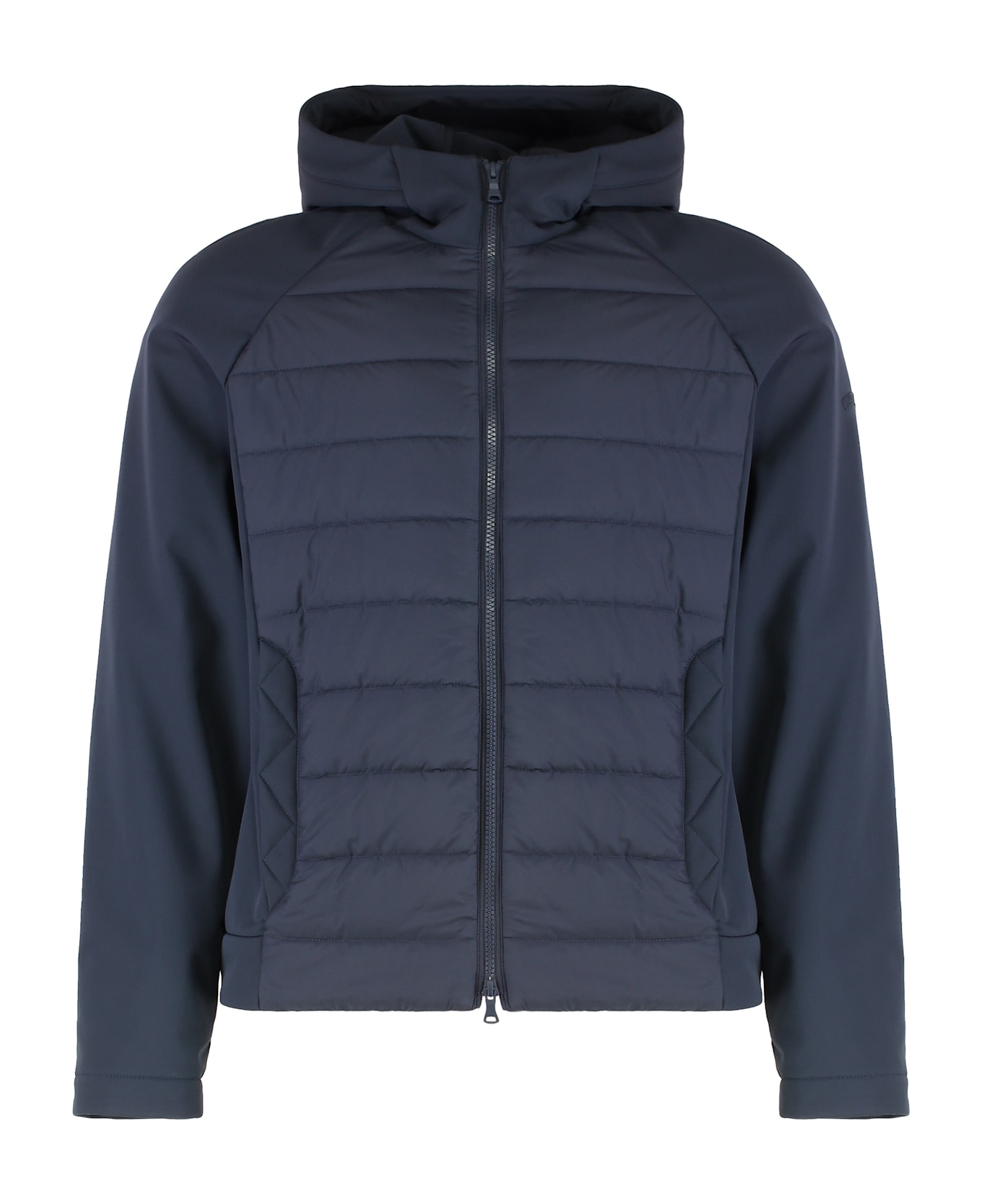 Paul&Shark Technical Fabric Hooded Jacket - blue