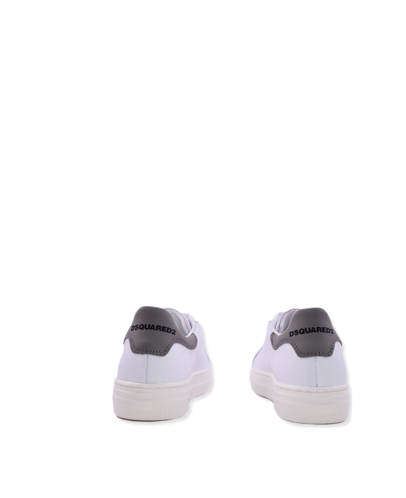 Dsquared2 Leather Sneakers - White