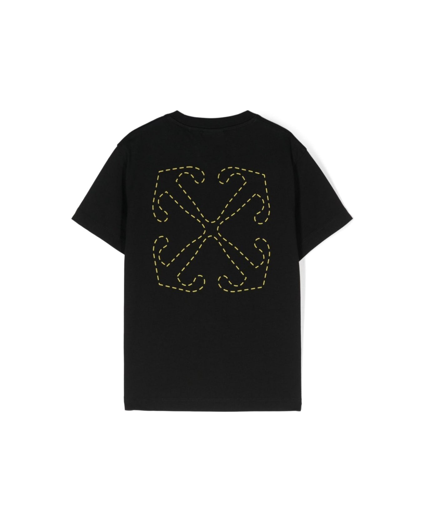 Off-White Arrow Stitched Tee Ss - Black Li