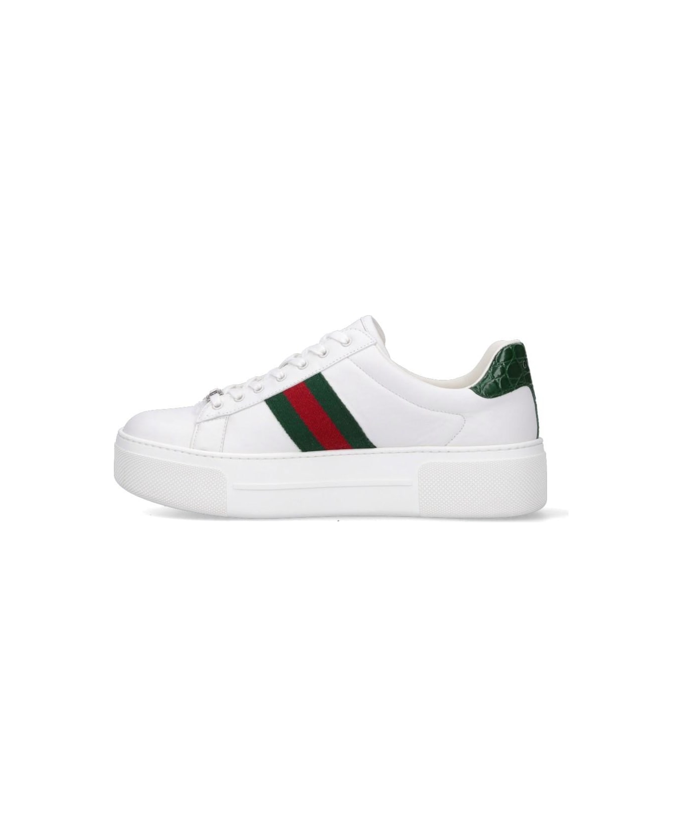 Gucci 'ace' Low-top Sneakers - White