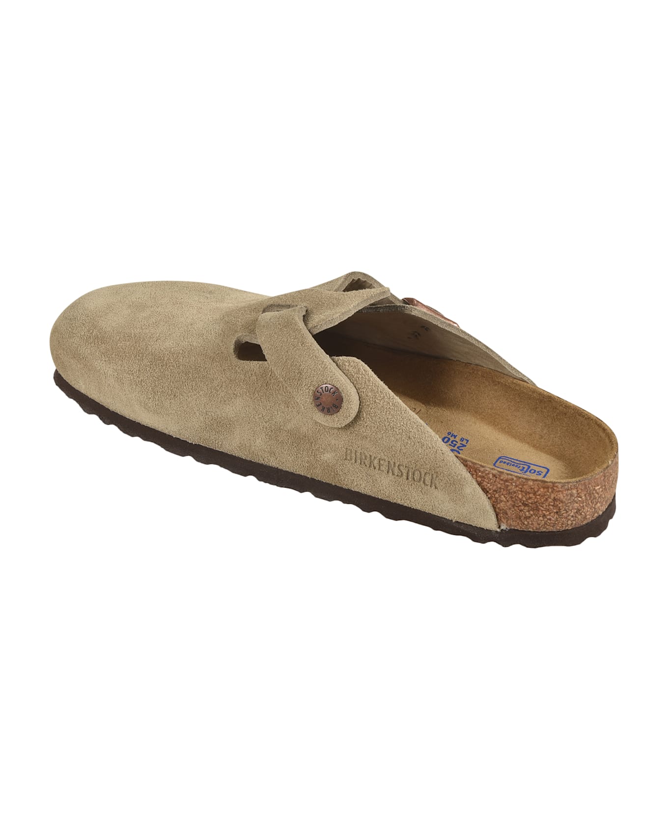 Birkenstock Boston Bs Taupe Mules - Taupe