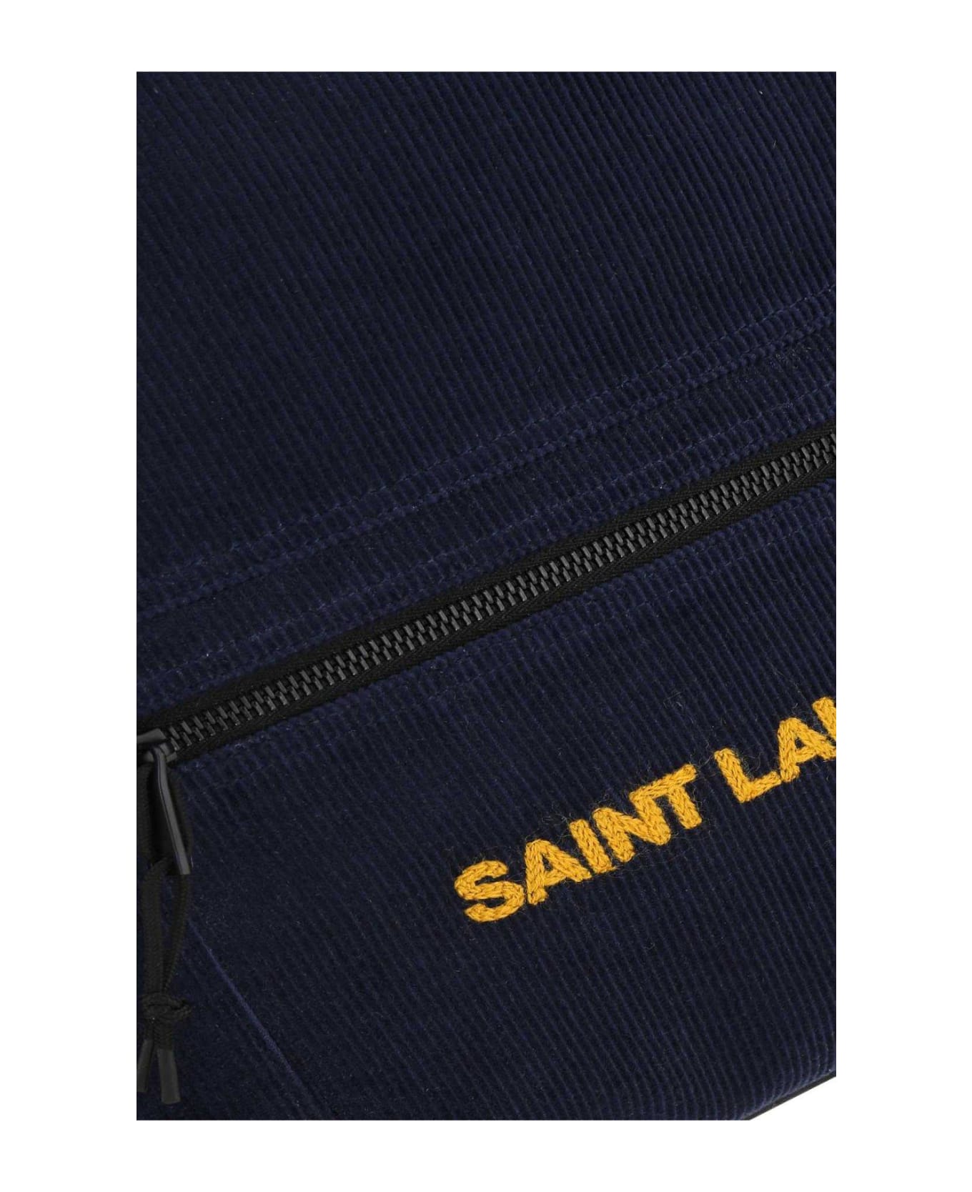 Saint Laurent Nuxx Zipped Backpack - BLUE