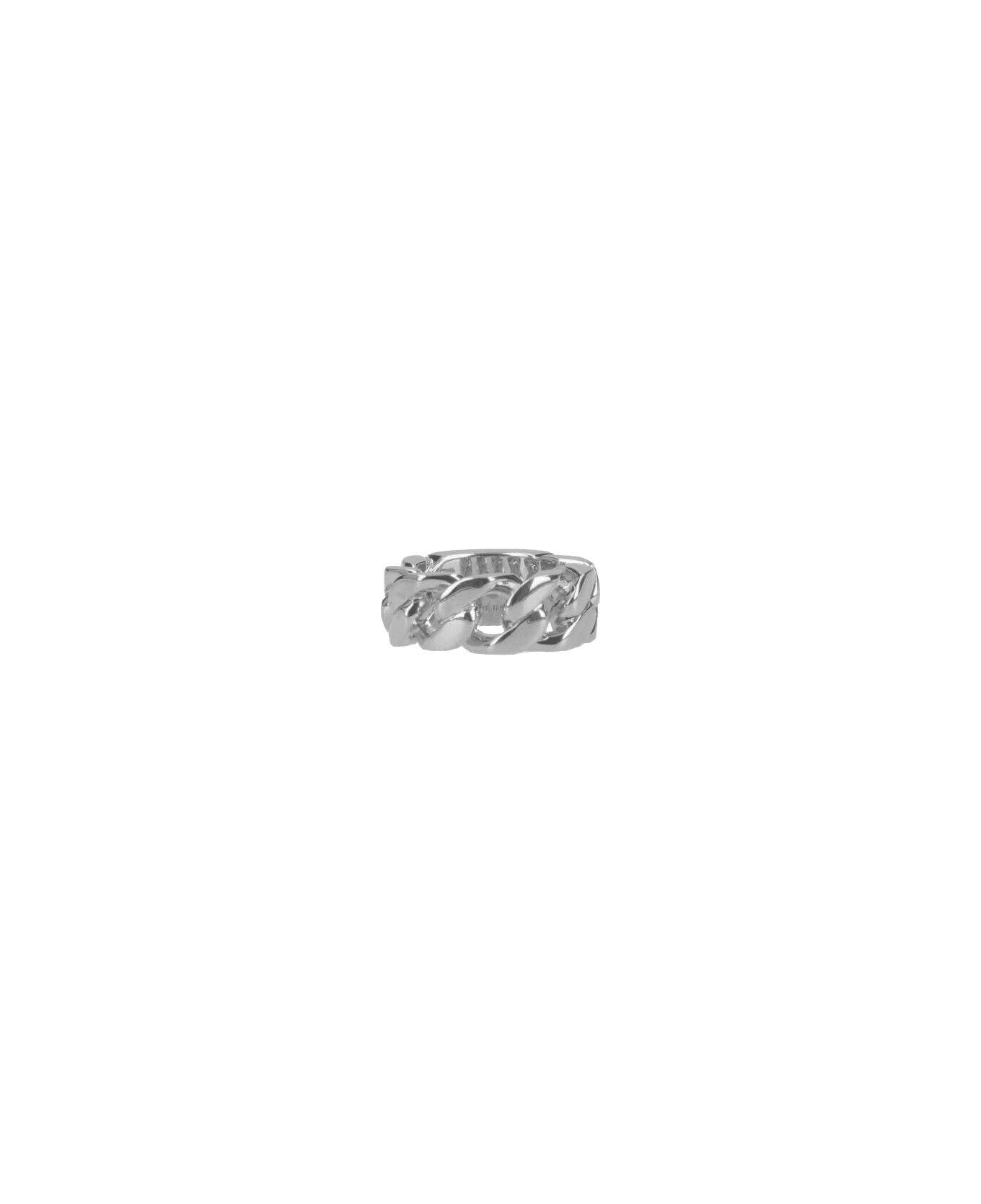 MM6 Maison Margiela Minimal Chain-link Ring - SILVER