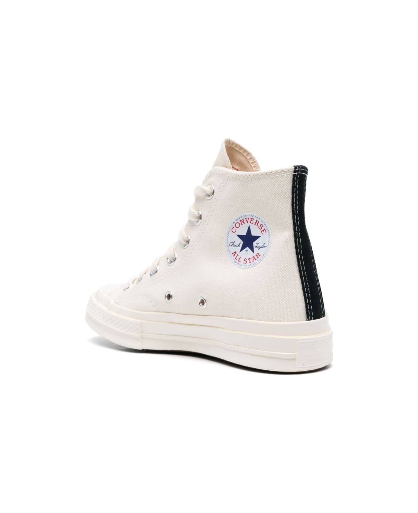 Comme des Garçons Chuck Taylor Red Heart Sneakers - Beige