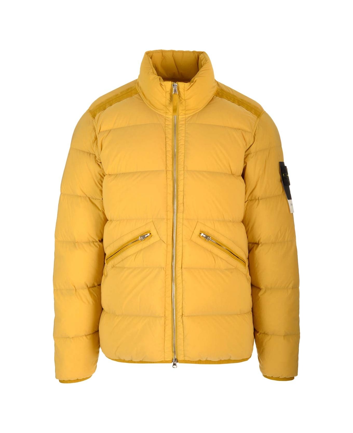 Stone Island Stretch Nylon Jacket - Yellow