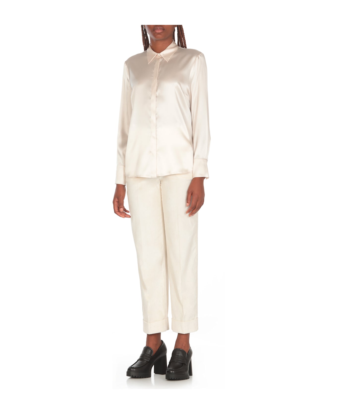 Peserico Silk Shirt - White