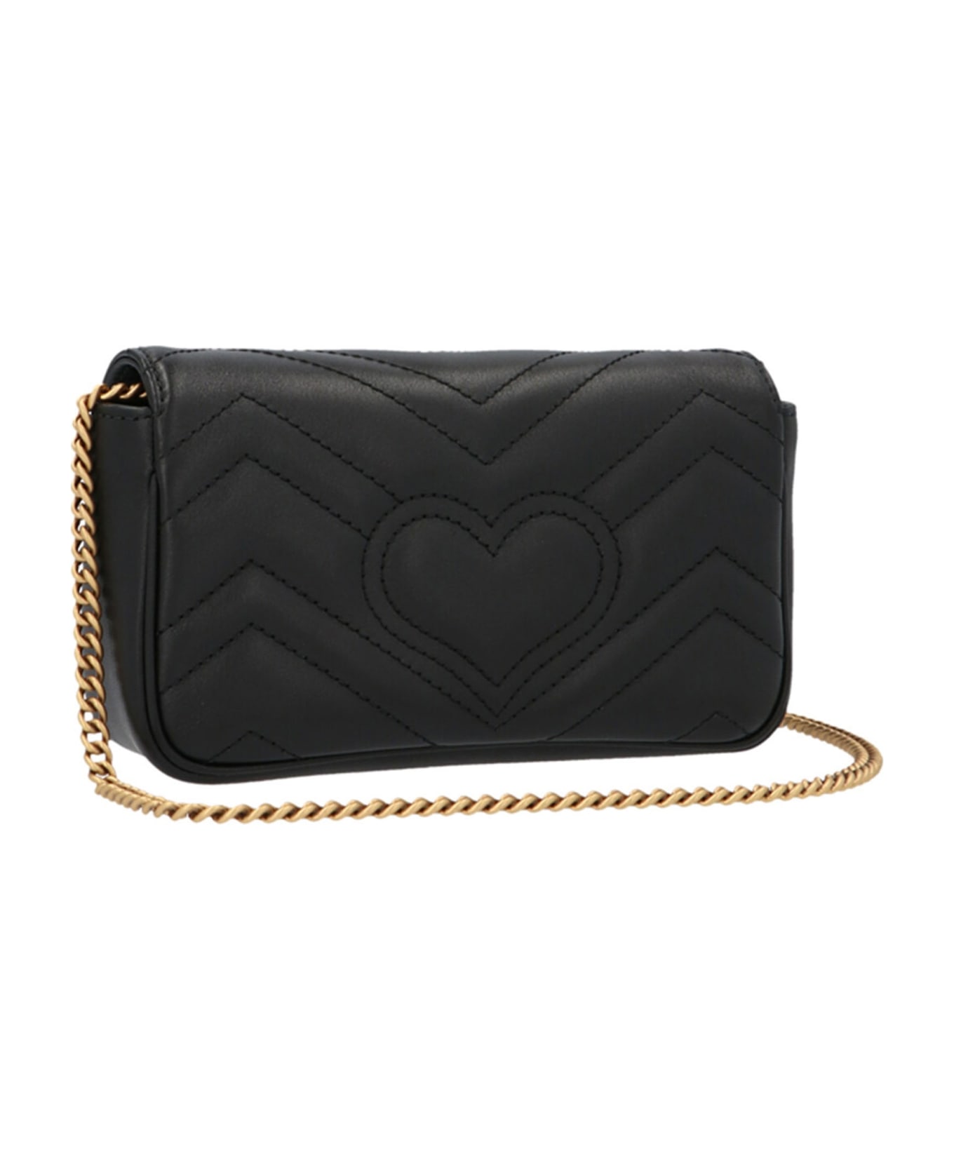 Gucci 
gg Marmont Mini
 Crossbody Bag - Black