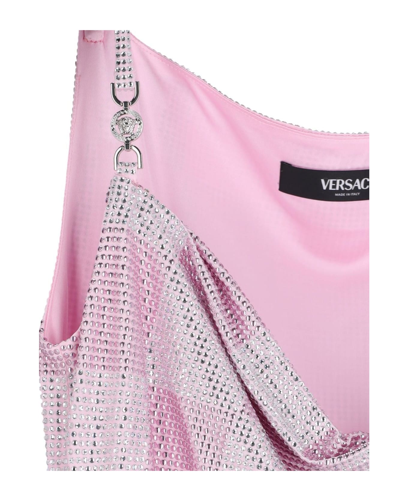 Versace Check Mini Dress - Rosa