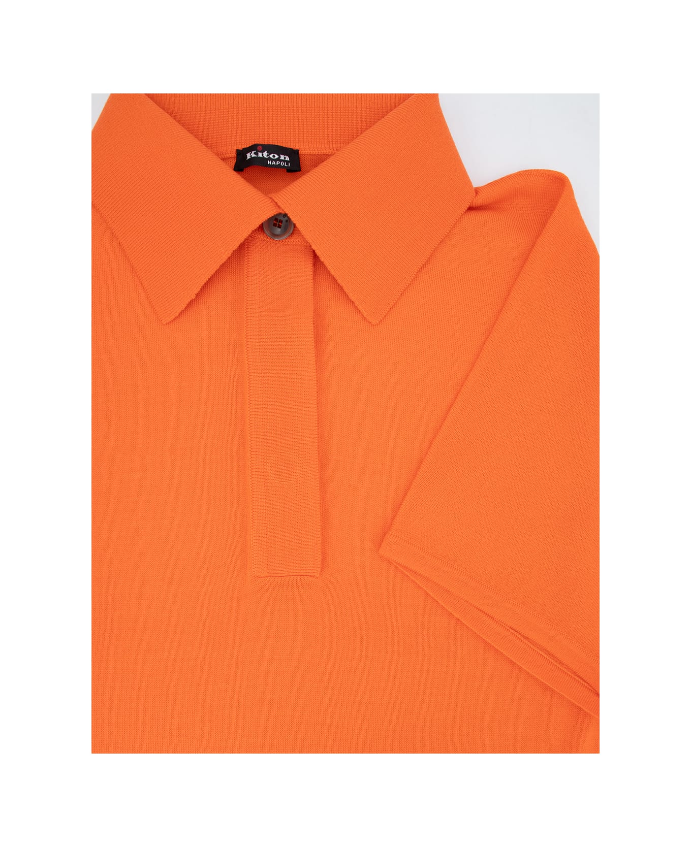 Kiton Polo - ORANGE ポロシャツ