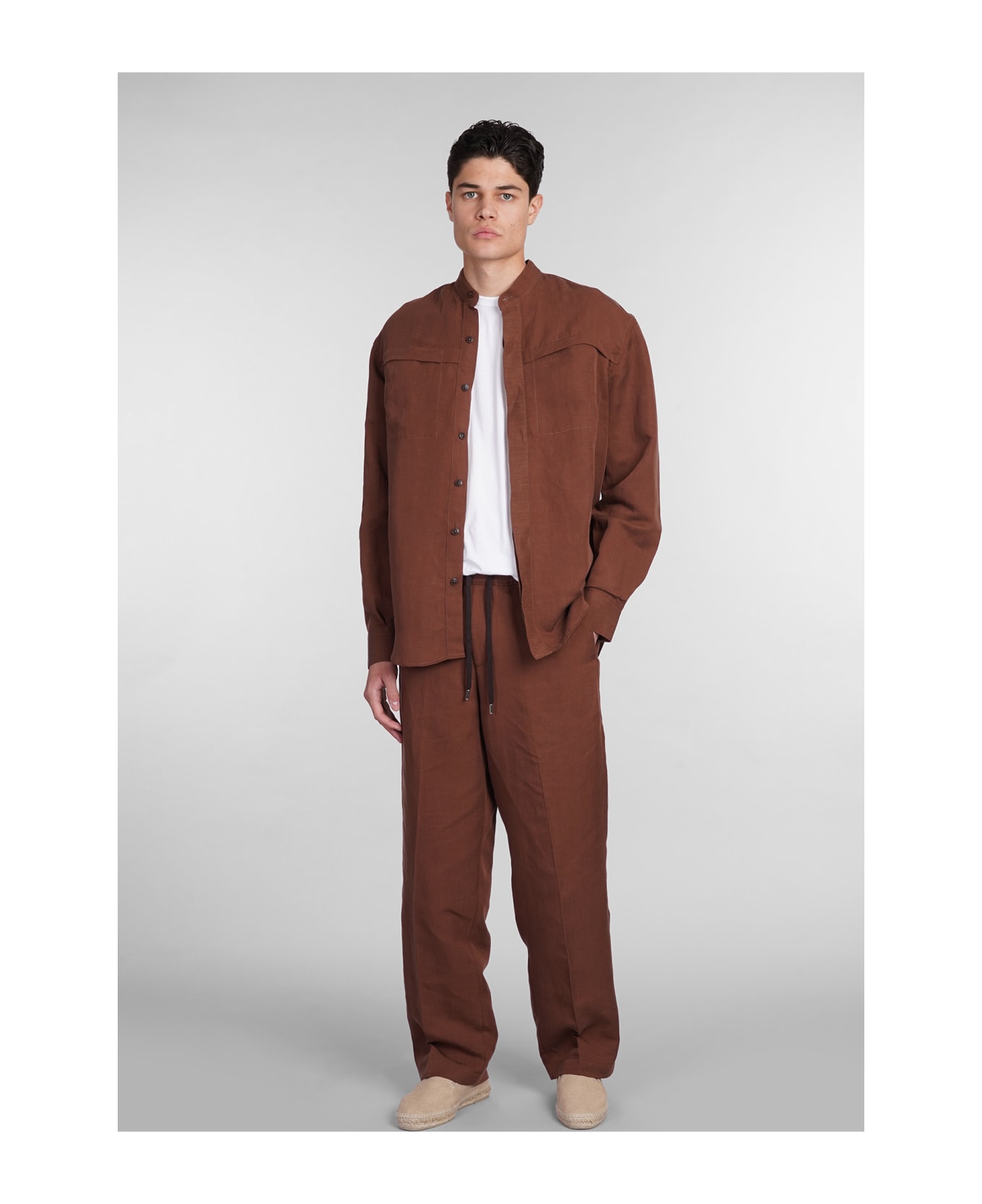 costumein Pajama Pants In Brown Cly - Brown