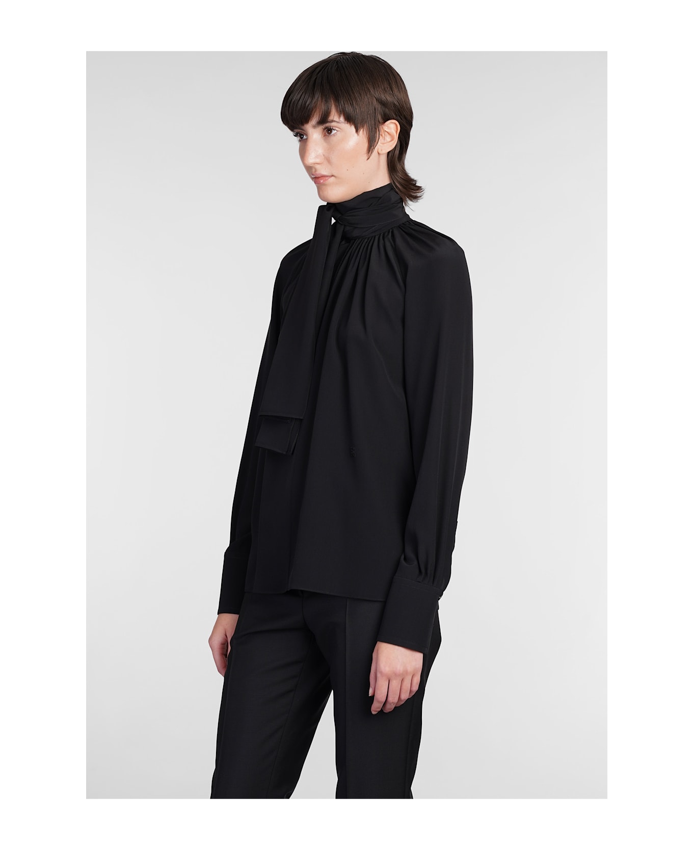 Givenchy Blouse In Black Silk - black