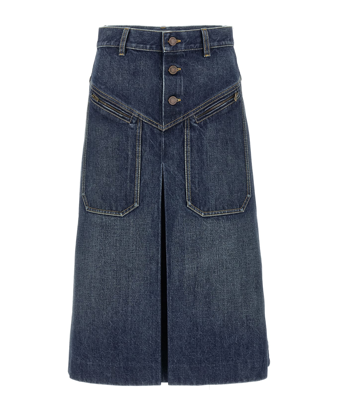 Chloé Denim Skirt - Blue