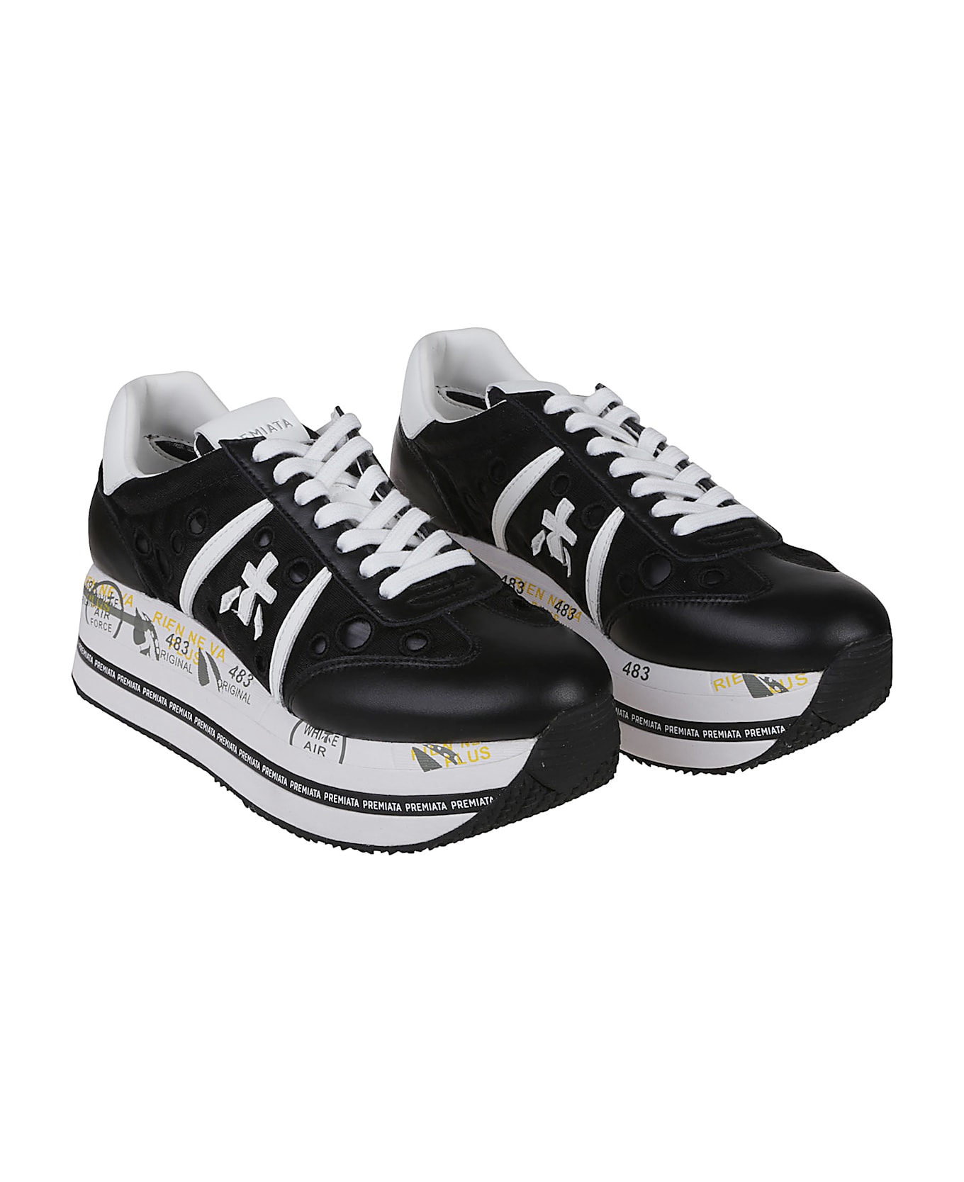 Premiata Beth Sneakers - Black スニーカー