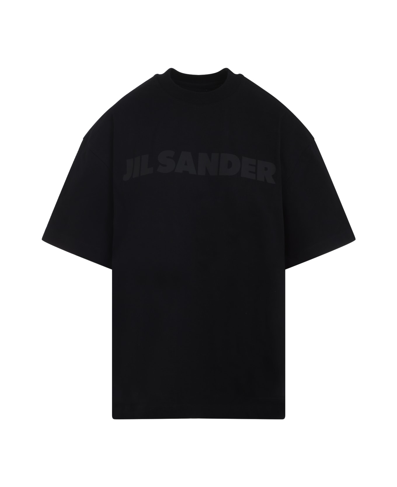 Jil Sander Logo Cotton T-shirt - Black