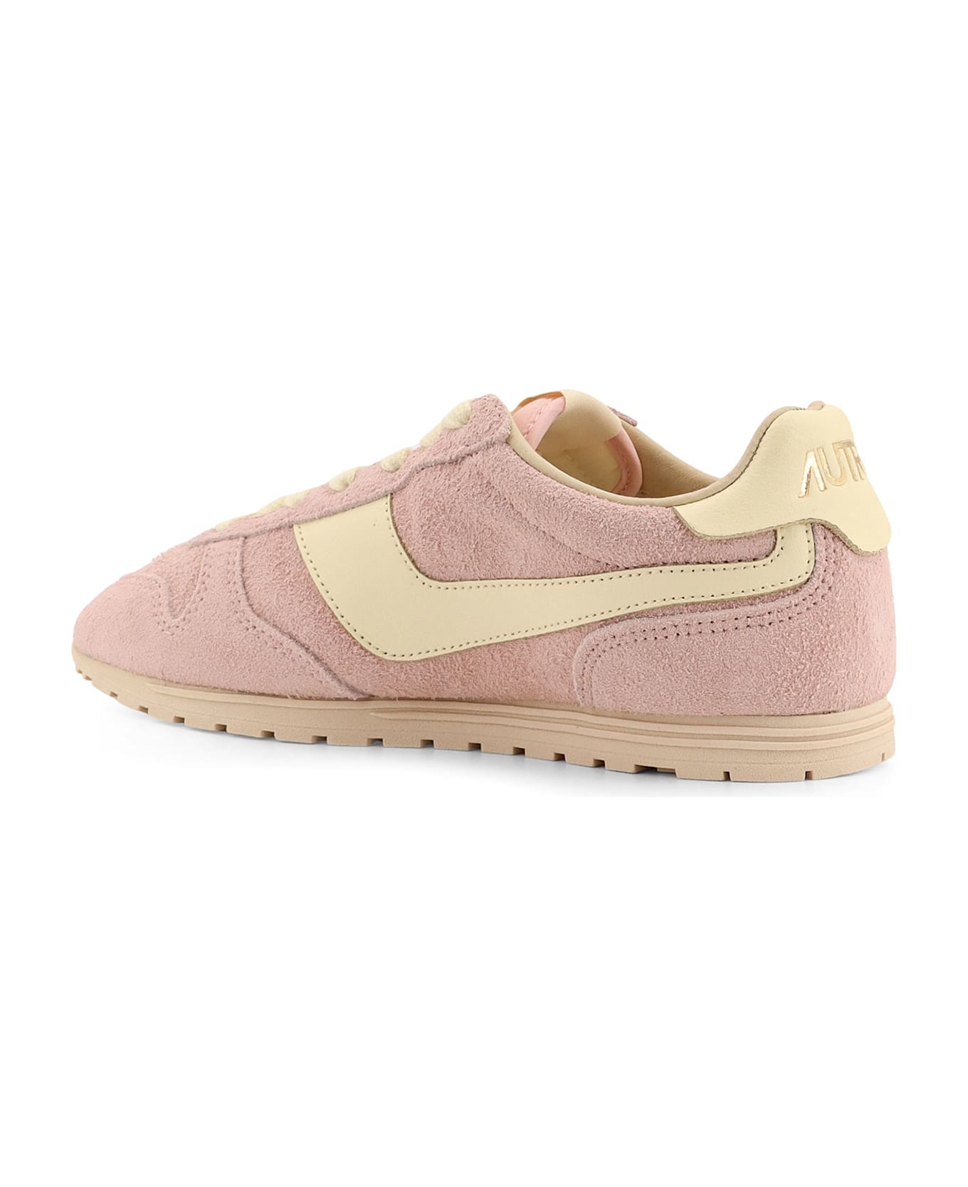 Autry Windspin Leather Sneakers - Pink