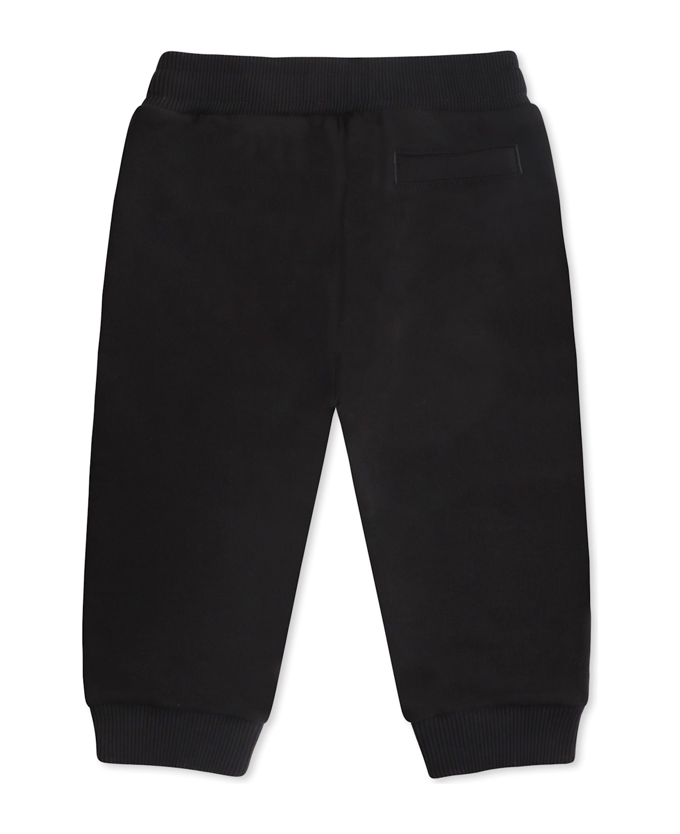 Dolce 
Gabbana Black Trousers For Baby Boy With Logo - Black