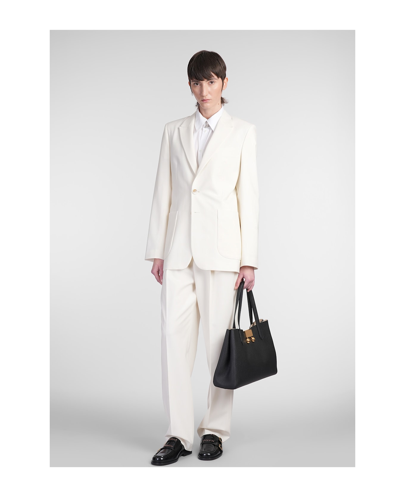 Marni Pants In Beige Wool - beige