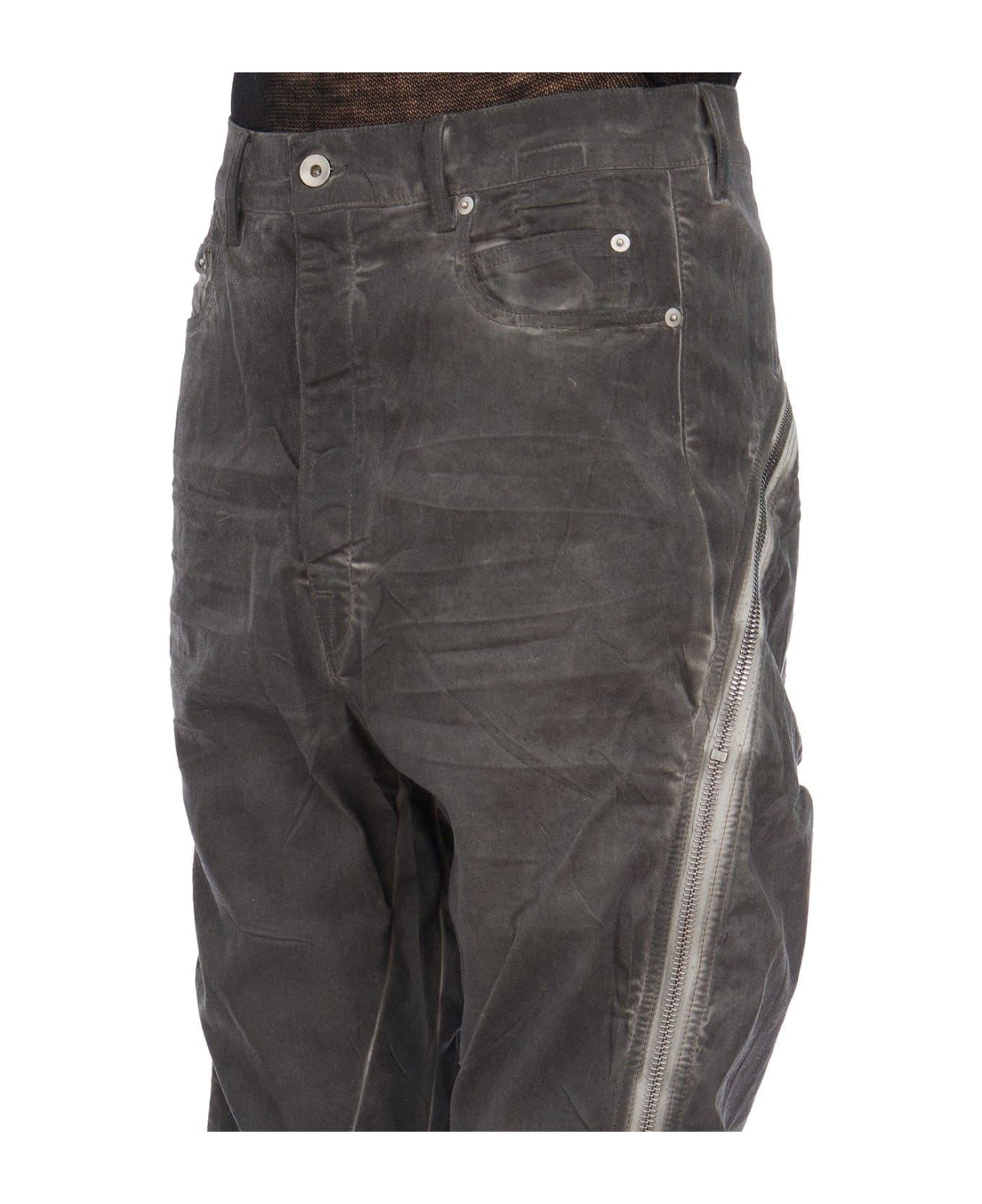 DRKSHDW High-waist Denim Jeans - Grey