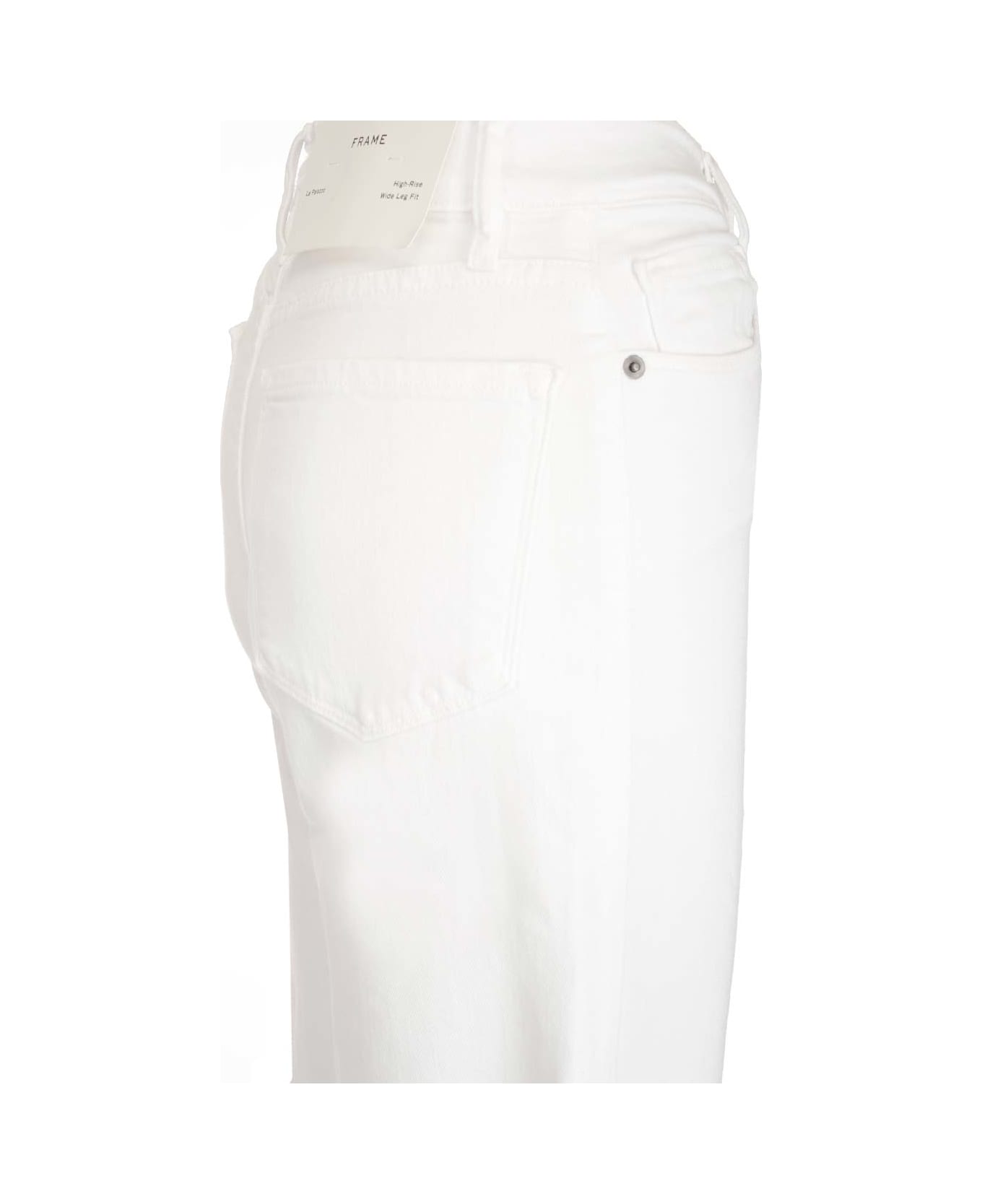 Frame Flared Jeans - Blanc Blanc